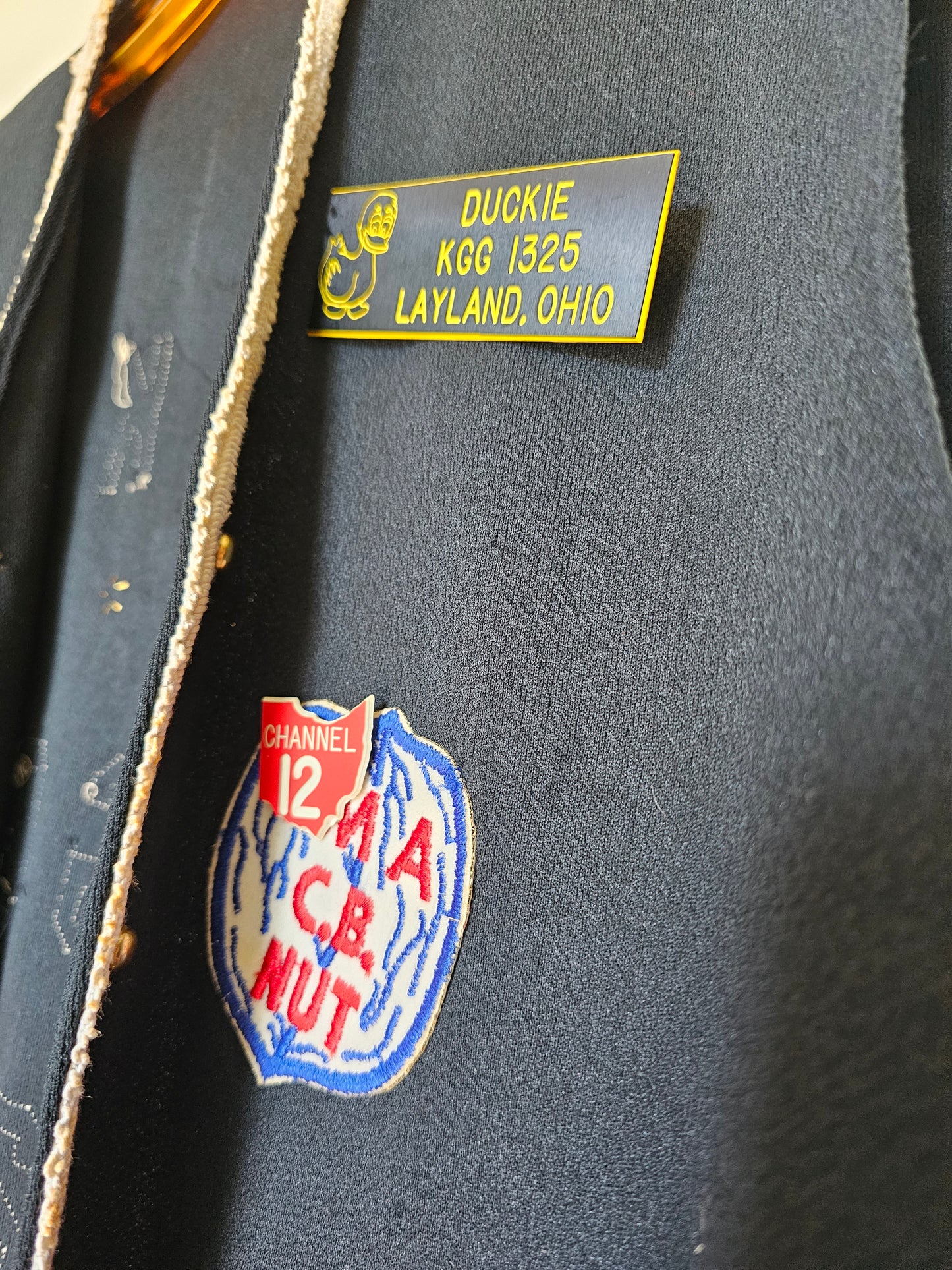 Vintage CB Trucker Vest