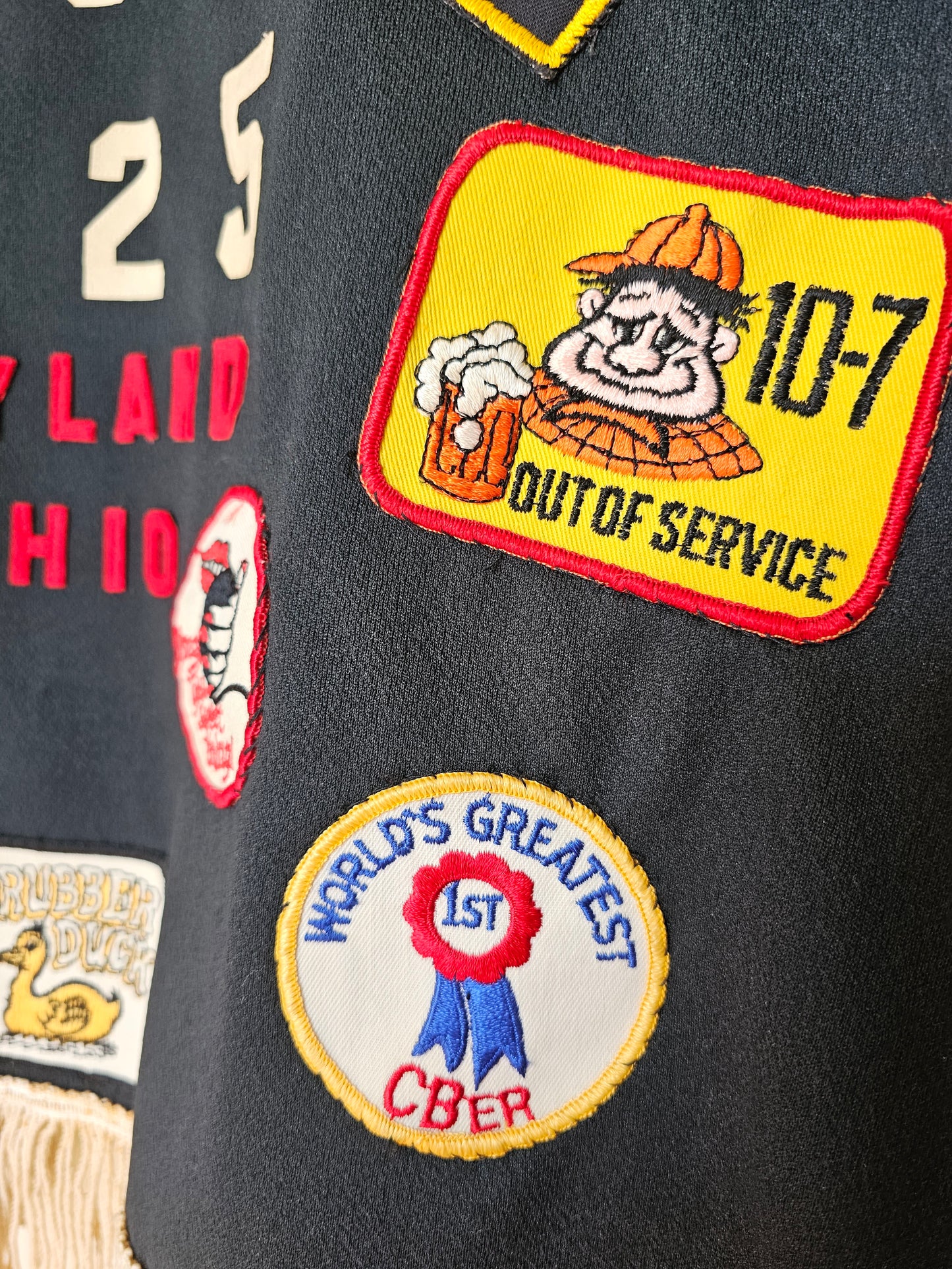 Vintage CB Trucker Vest