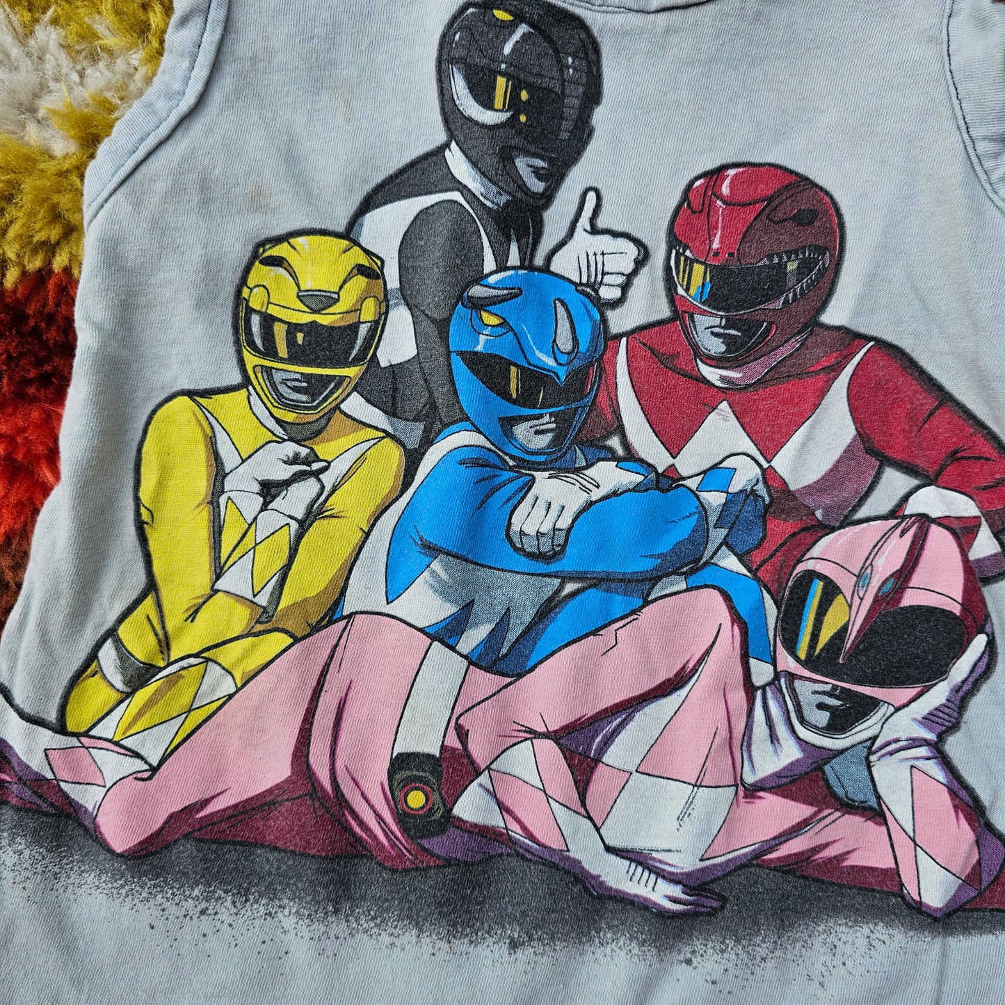 Power Rangers 3T Tank - Adult Tee Rework