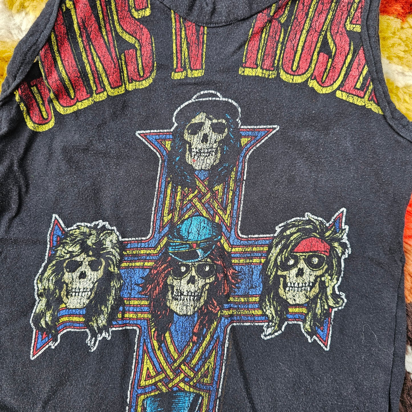 Guns N Roses 3T Tank - Adult Tee Rework