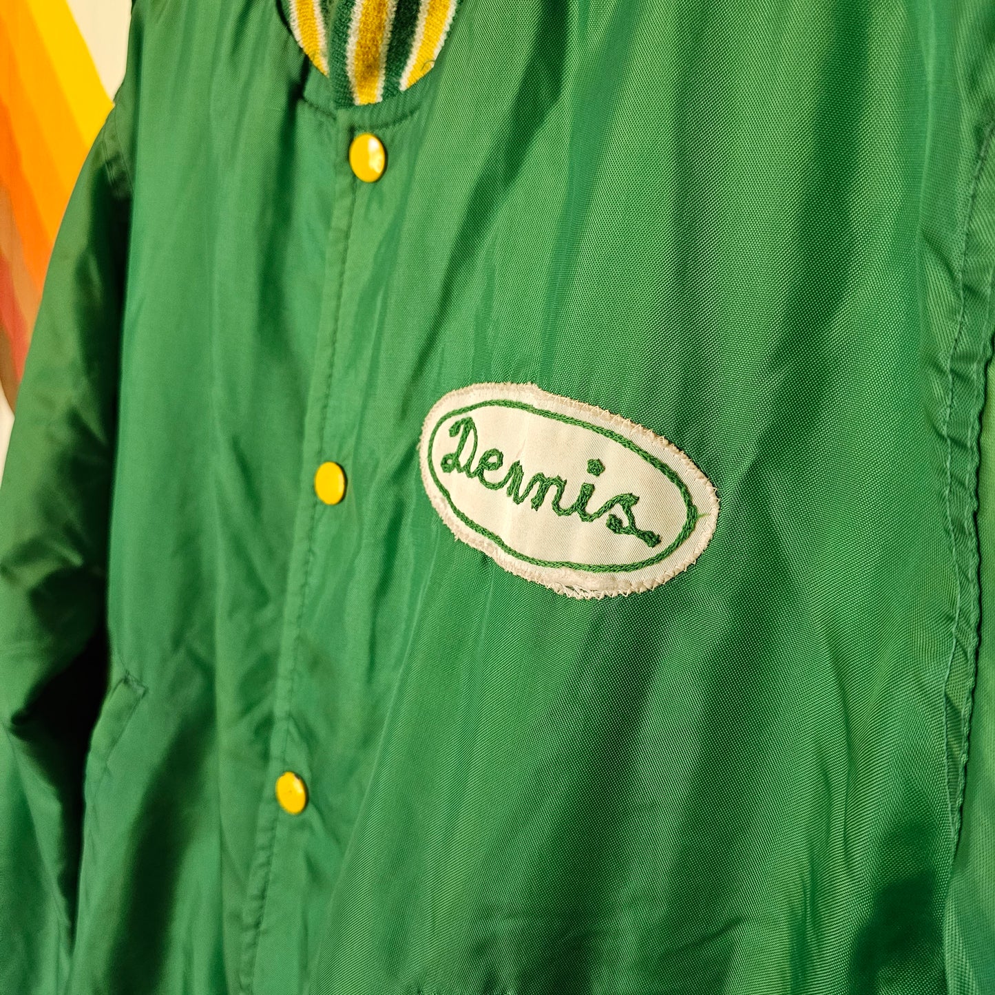 60s Dennis the Bull Dog Varsity Jacket
