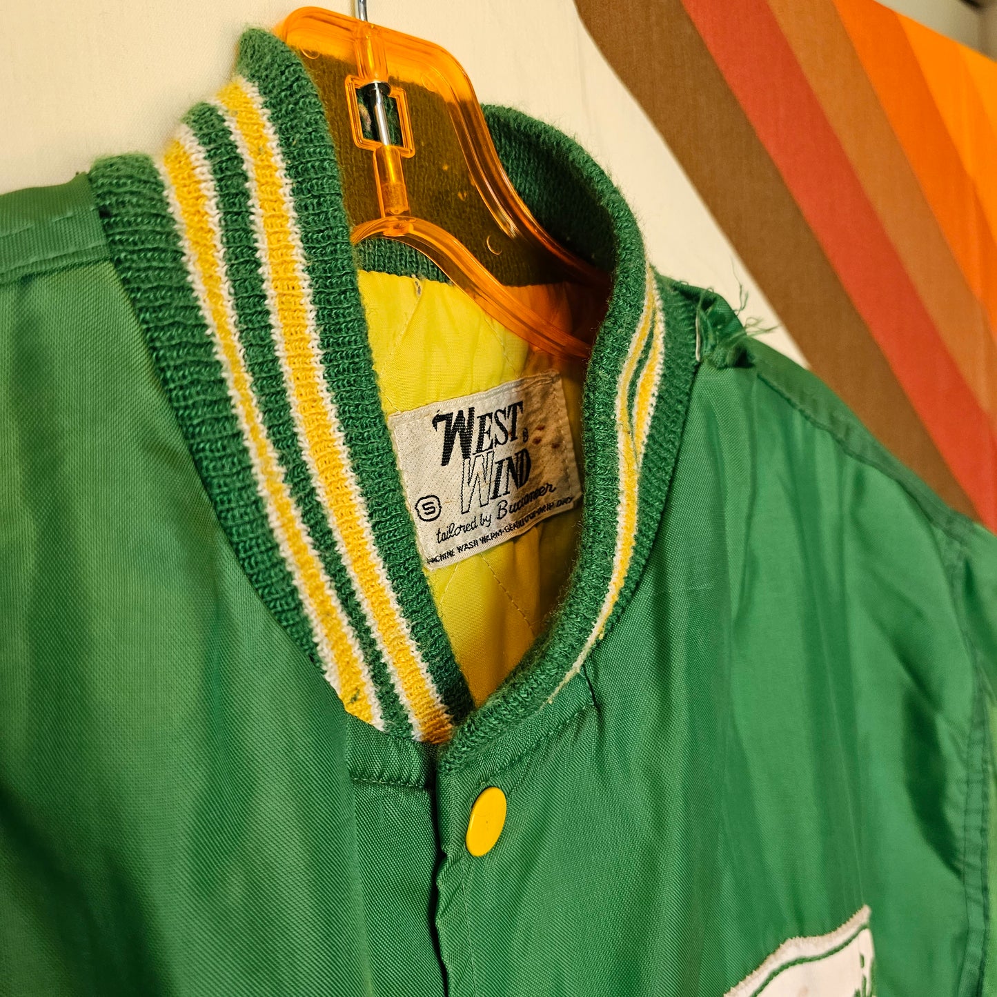 60s Dennis the Bull Dog Varsity Jacket