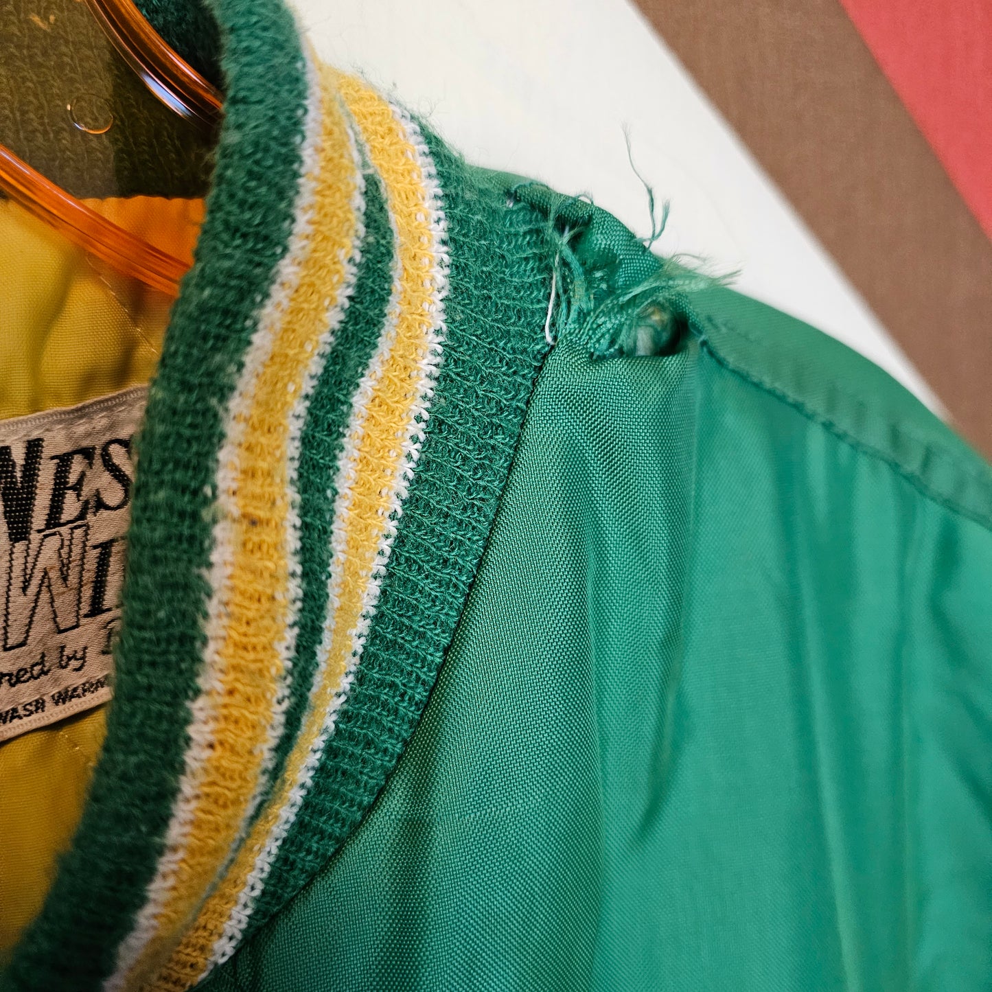60s Dennis the Bull Dog Varsity Jacket