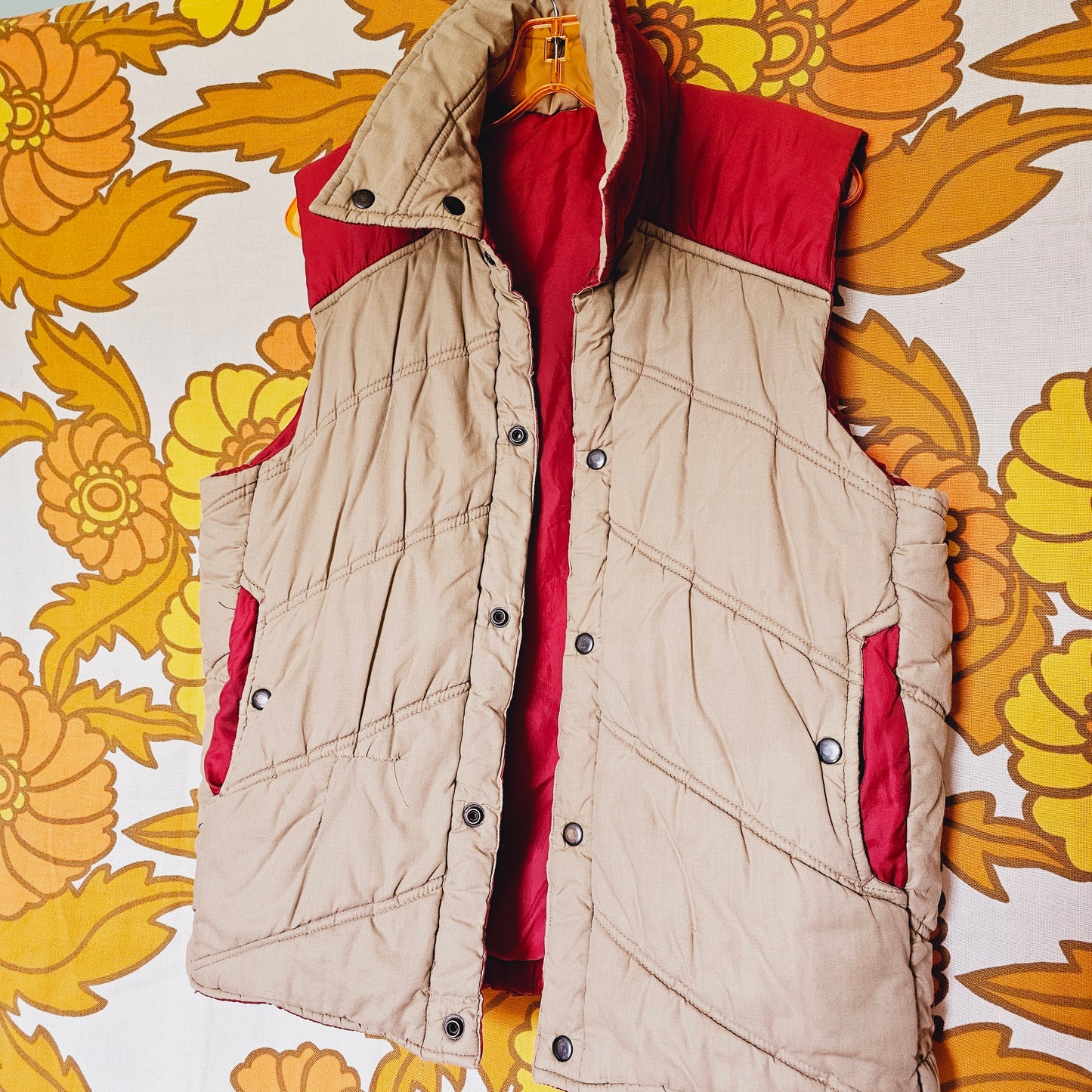 70s/80s Vintage Reversible Vest!