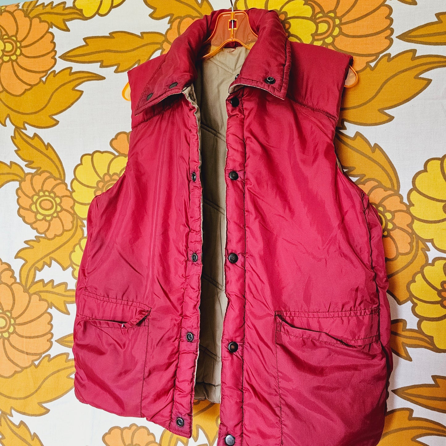 70s/80s Vintage Reversible Vest!