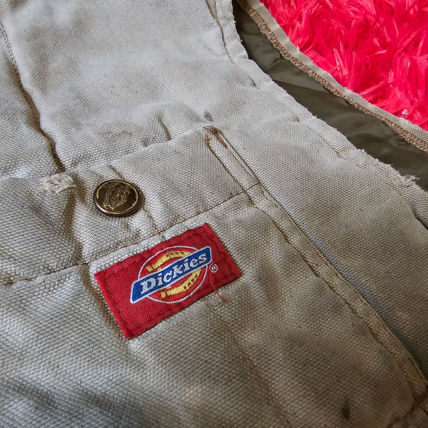 Y2K Super Thrashed Dickies Vest (XL)