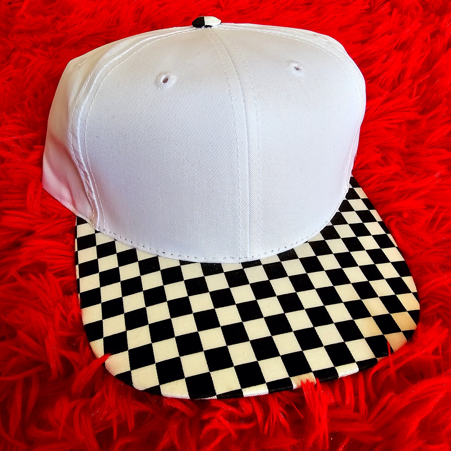 90s Deadstock Checkerboard Brim Hats