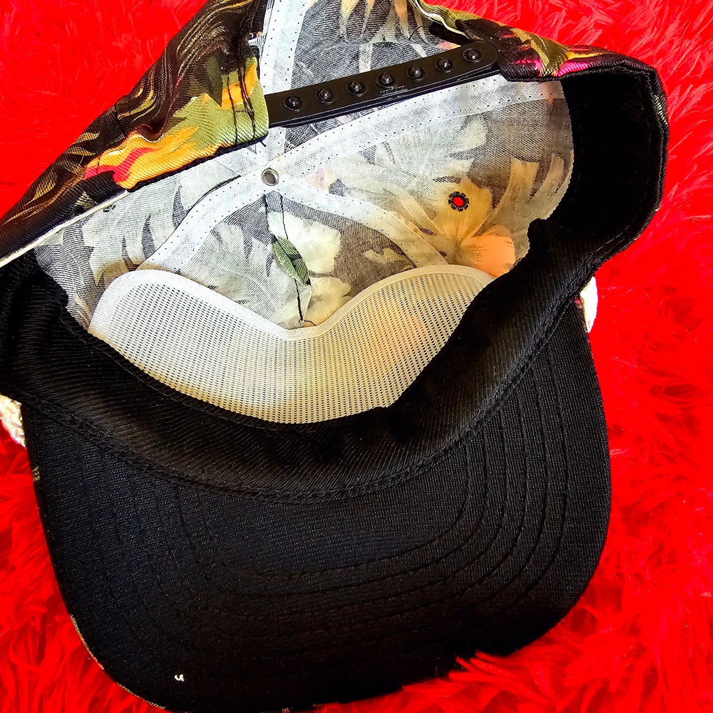 90s Deadstock Tropical Print Hat