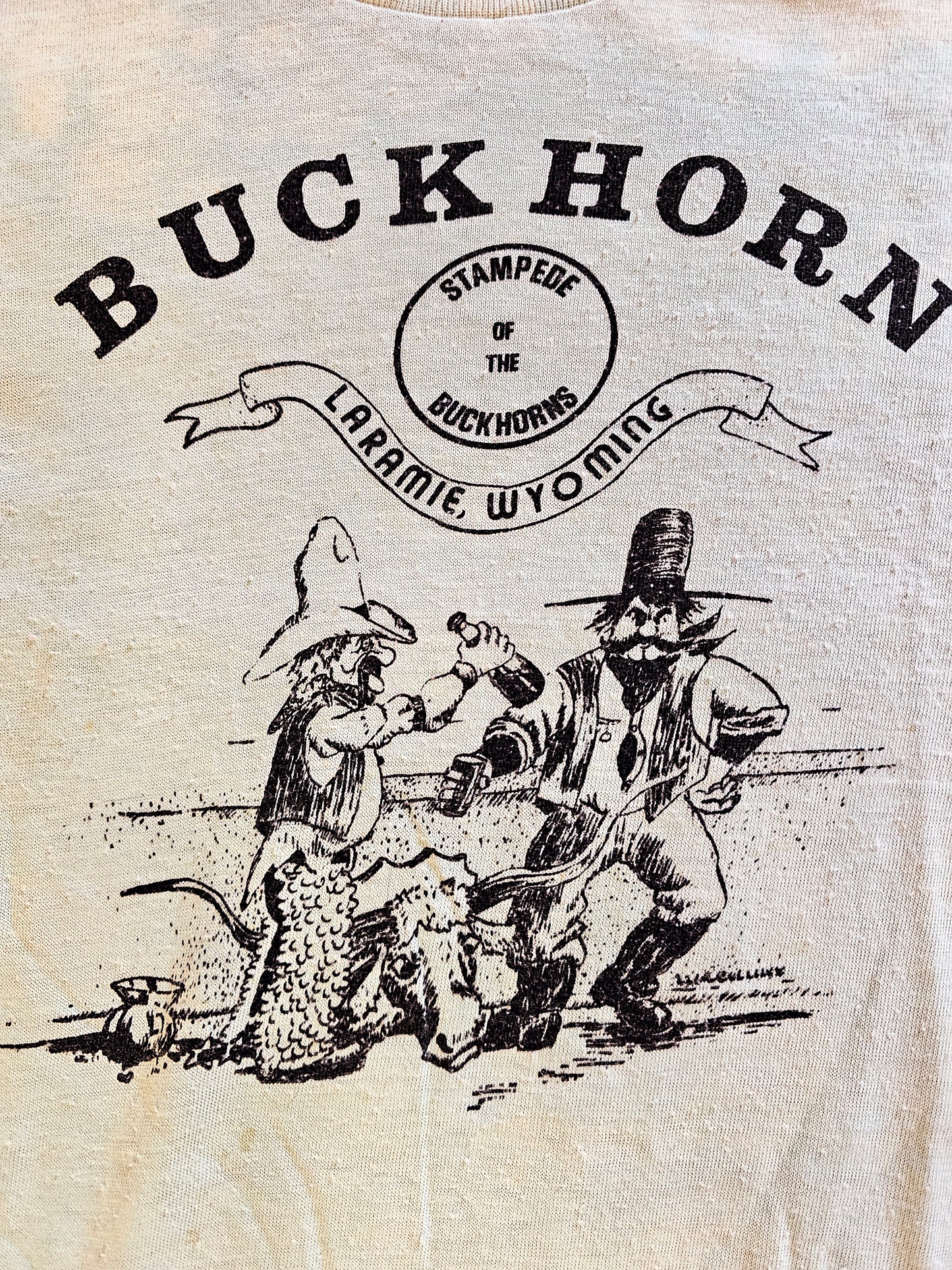 60s/70s Backhorn Stampede Laramie, Wyoming" Tee (S)