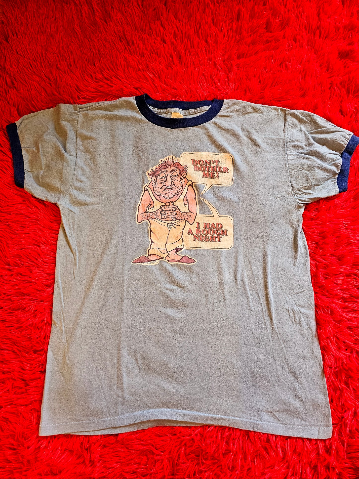 1977 Rough Night Ringer Tee (L/XL)