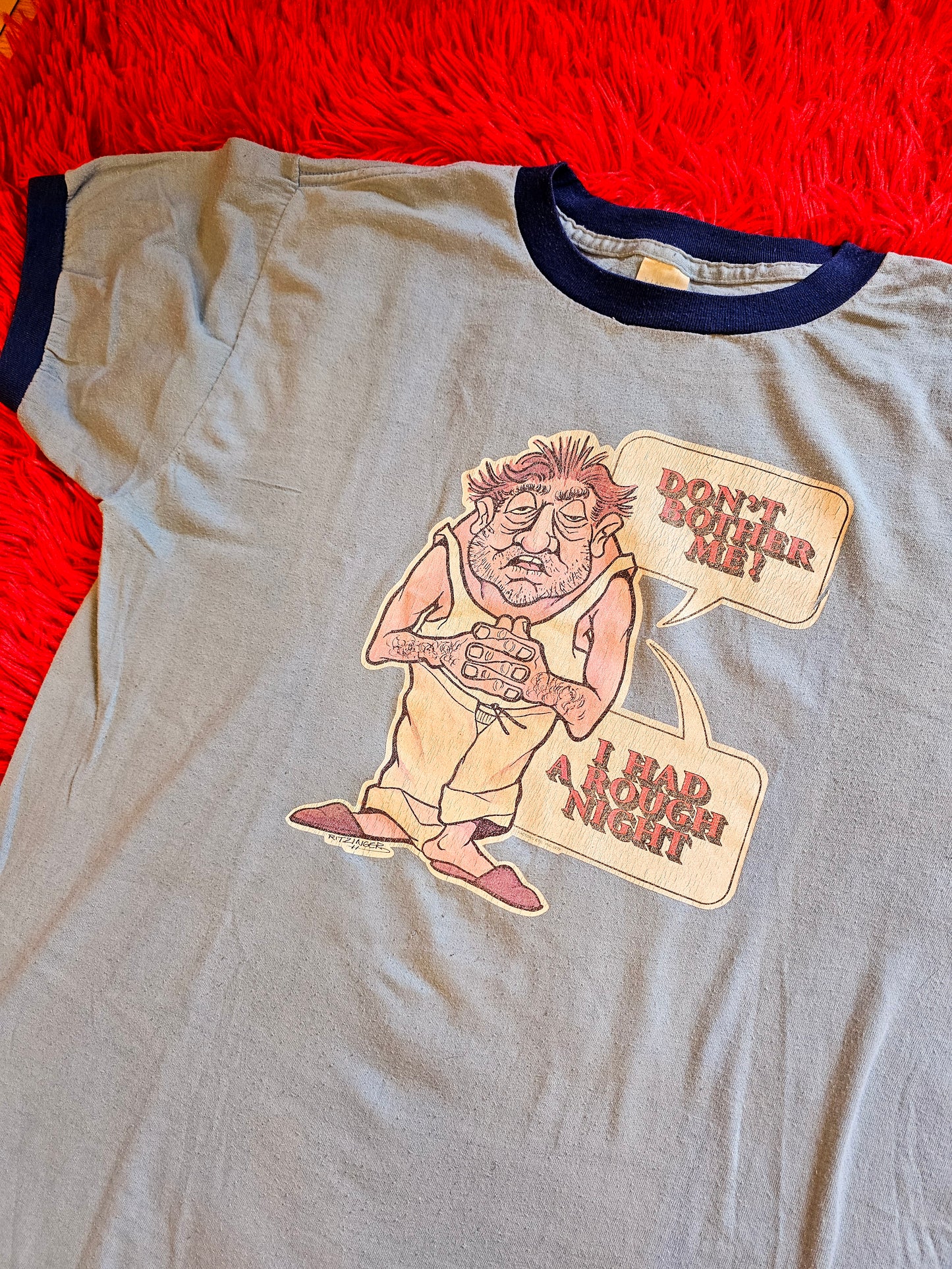 1977 Rough Night Ringer Tee (L/XL)