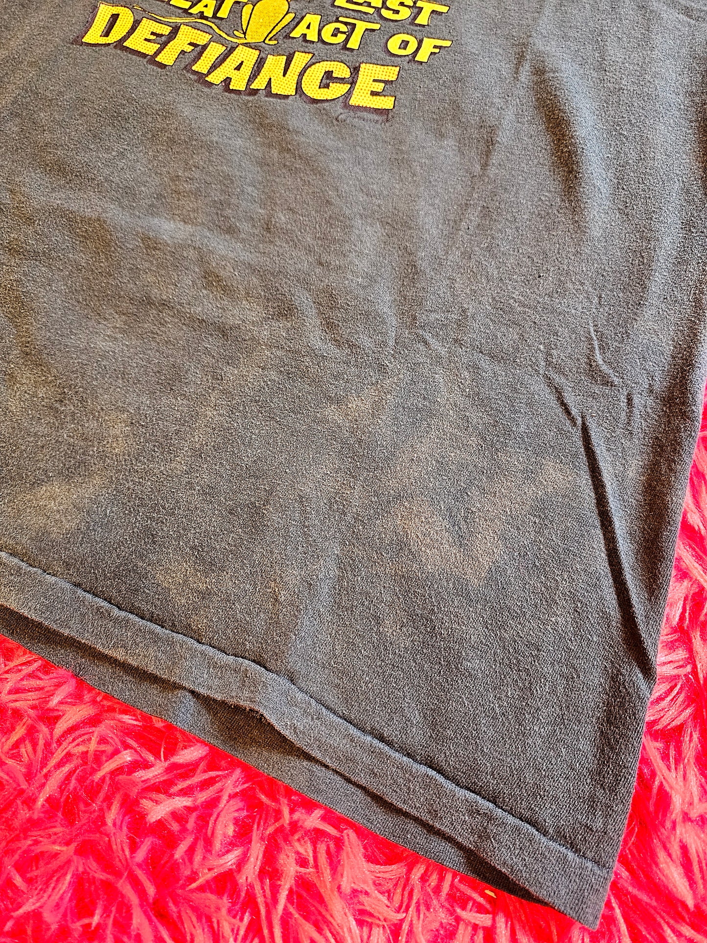 70s "The Last Great Act Of Defiance" Ringer Tee (M/L)