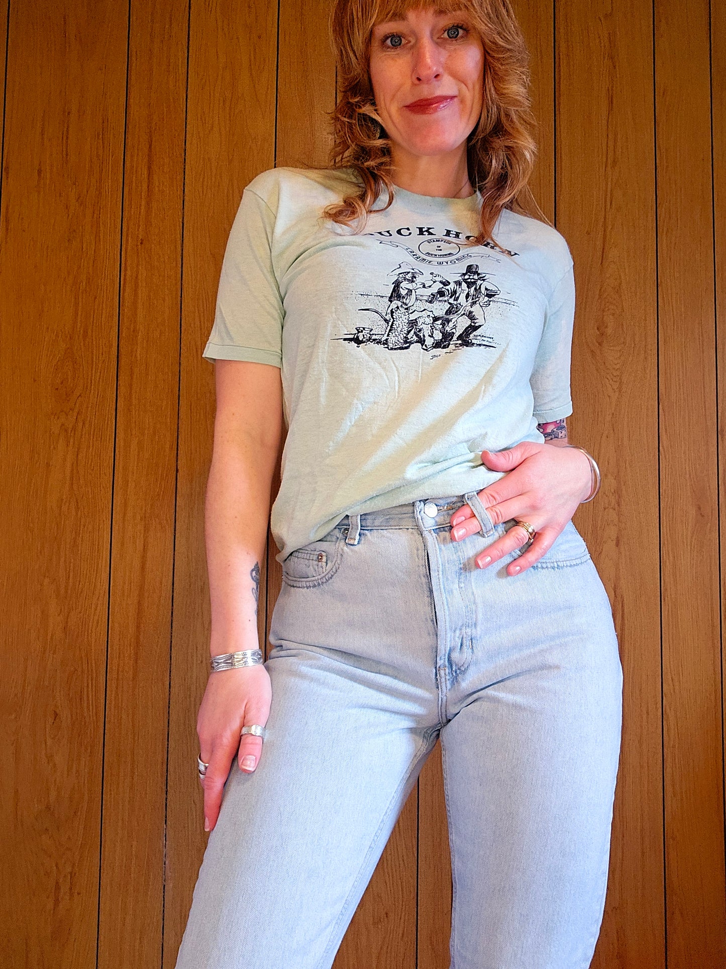 60s/70s Backhorn Stampede Laramie, Wyoming" Tee (S)