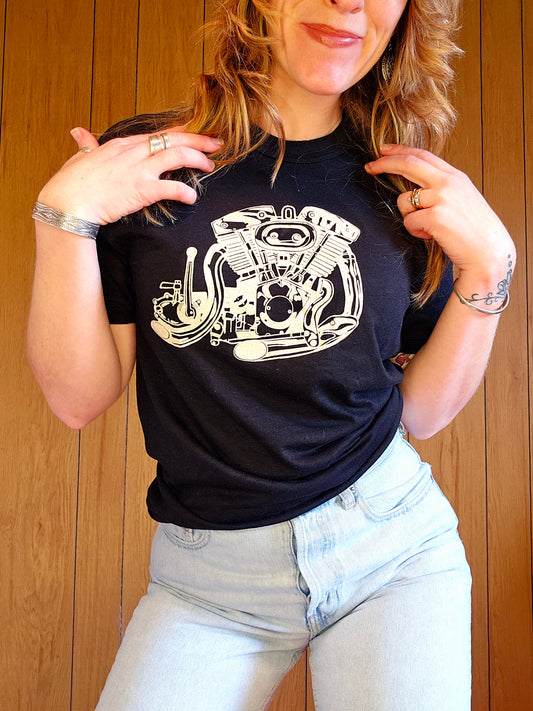 70s/80s Motorcycle Tee (S/M)