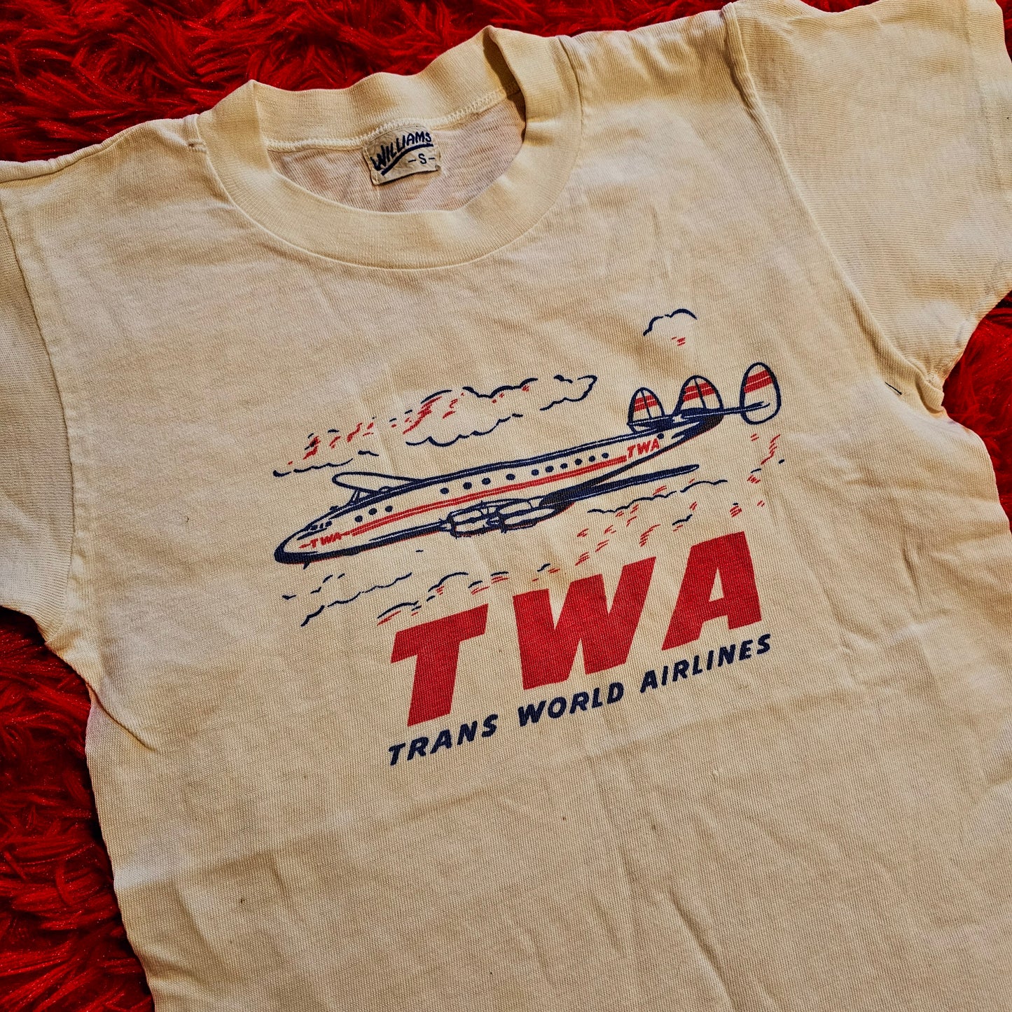 Vintage Trans World Airlines Tee (XS/S)