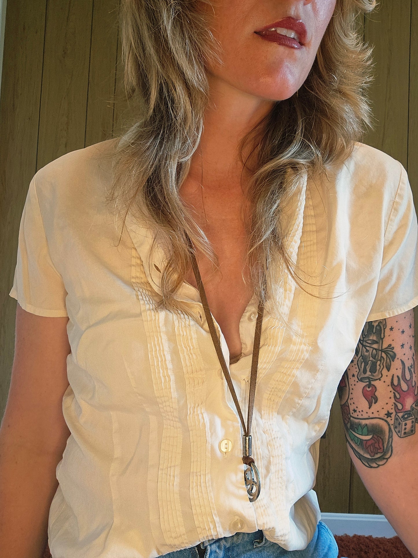 1960s Ruth Off-White Top (S)