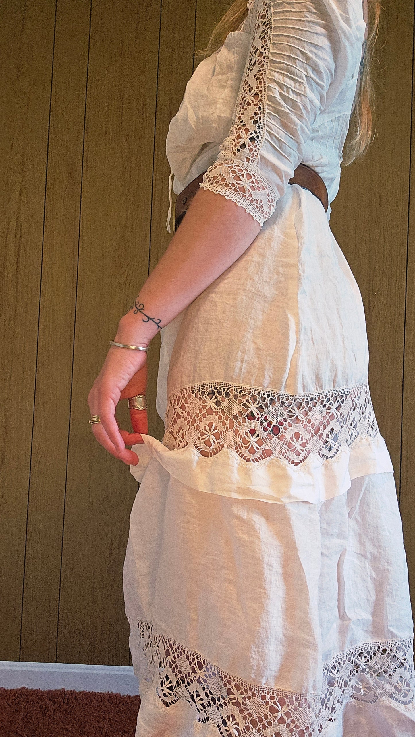 50s Romantic Lingerie Dress/Frock (XS/S)