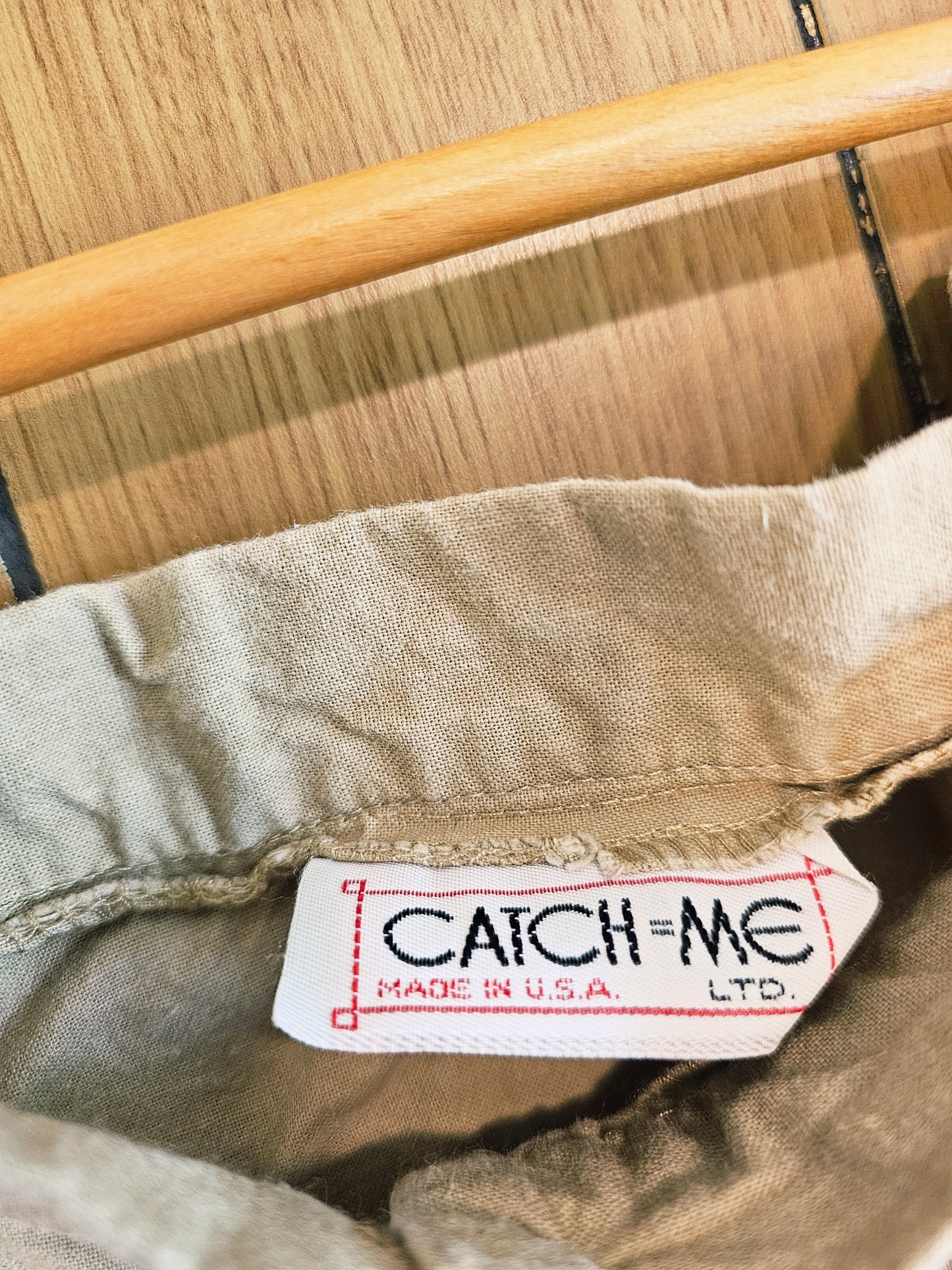 70s "Catch Me" Tan & Lace SKirt (S/M)