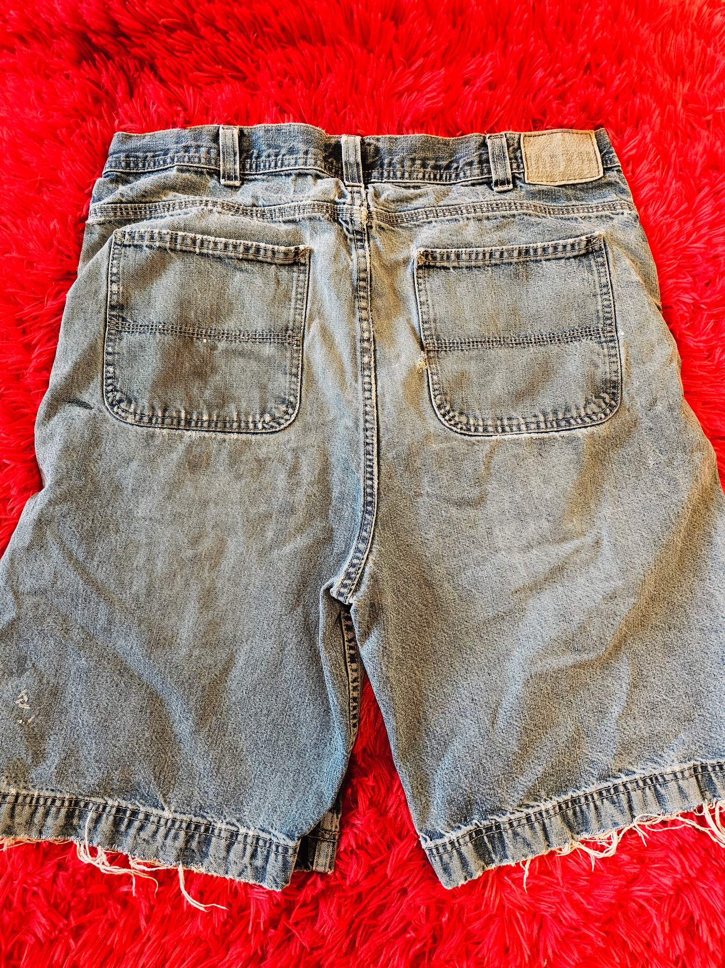 Y2K Thrashed St. John's Bay Denim Shorts (Mens 36)