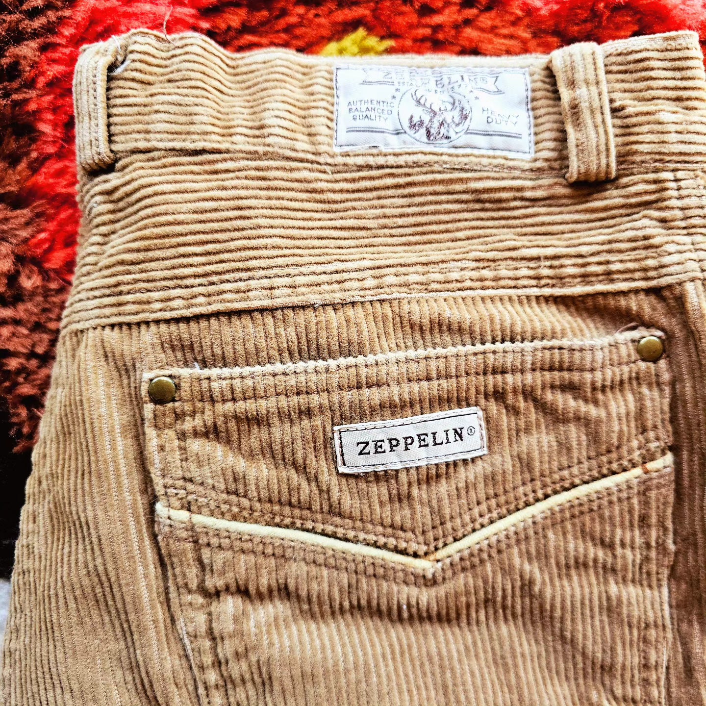 70s Zeppelin Cordoroy Flares
