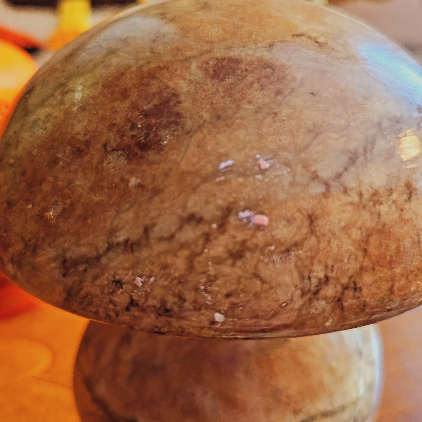 1960s Alabaster Marble Mushroom