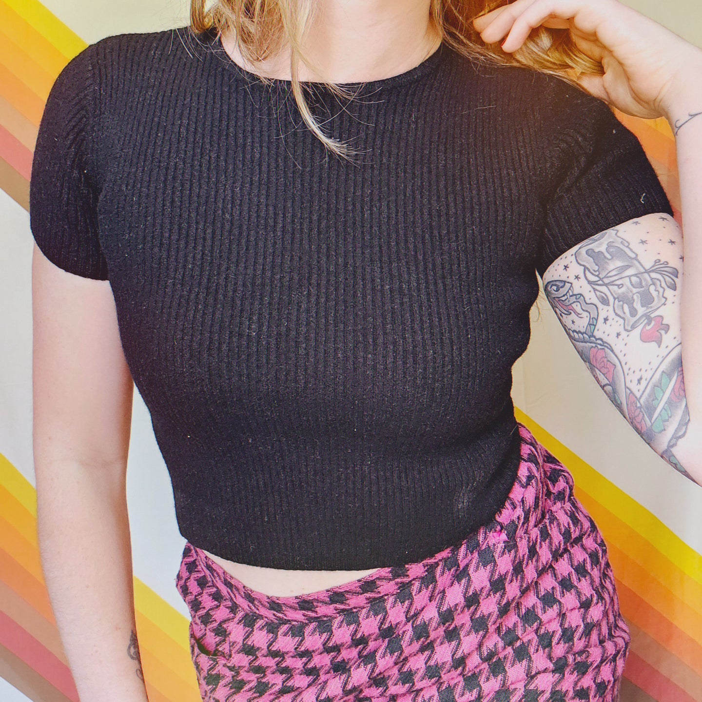 90s Talbotts Cropped Wool Sweater (XS/S)