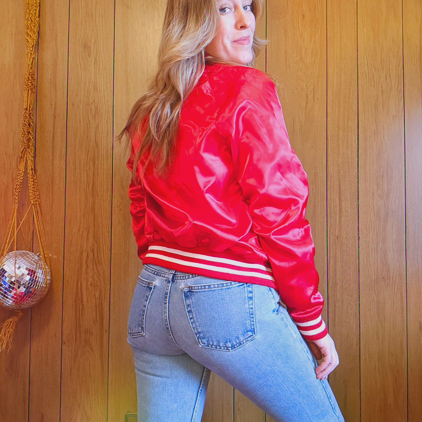 60s/70s Blue Streak Auto Parts Jacket (S/M)