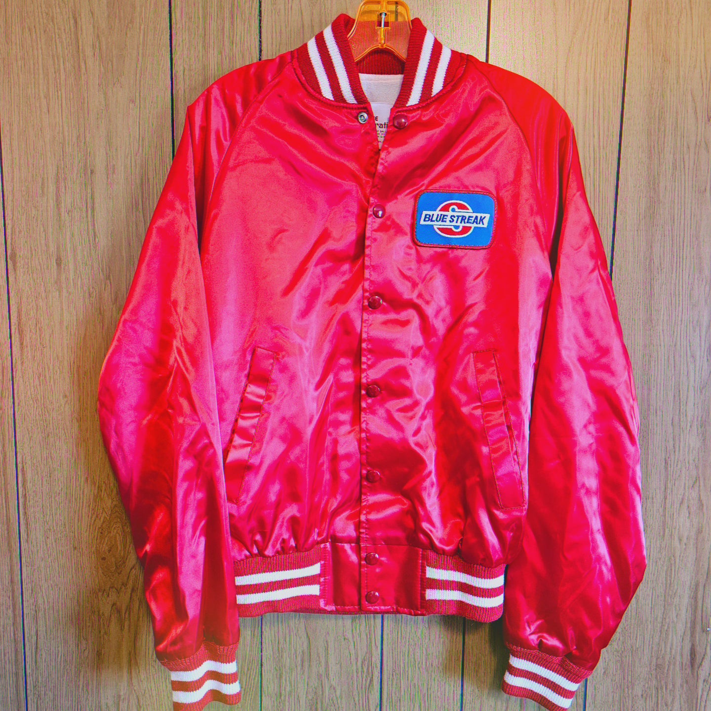 60s/70s Blue Streak Auto Parts Jacket (S/M)