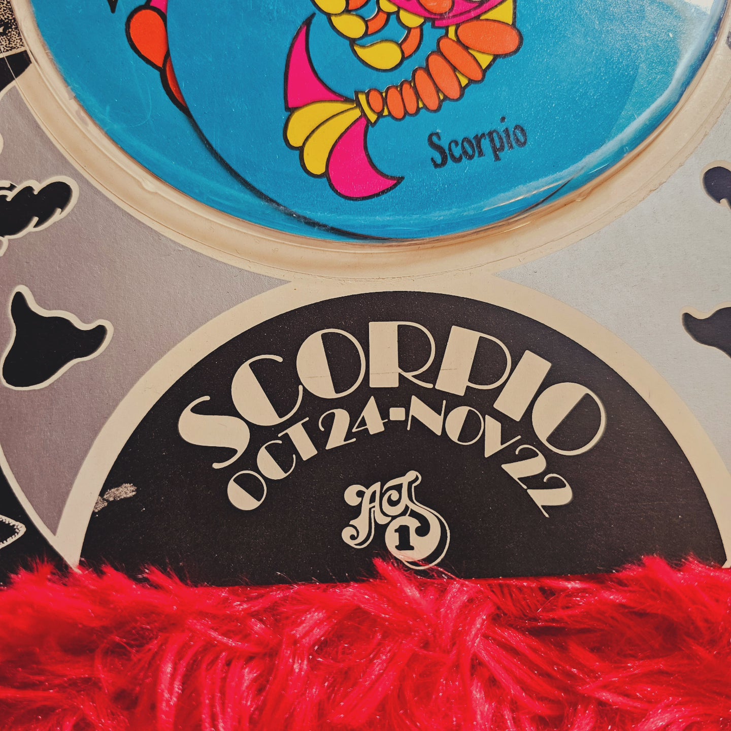 70s Scorpio Pasties / Stickers, Deadstock!