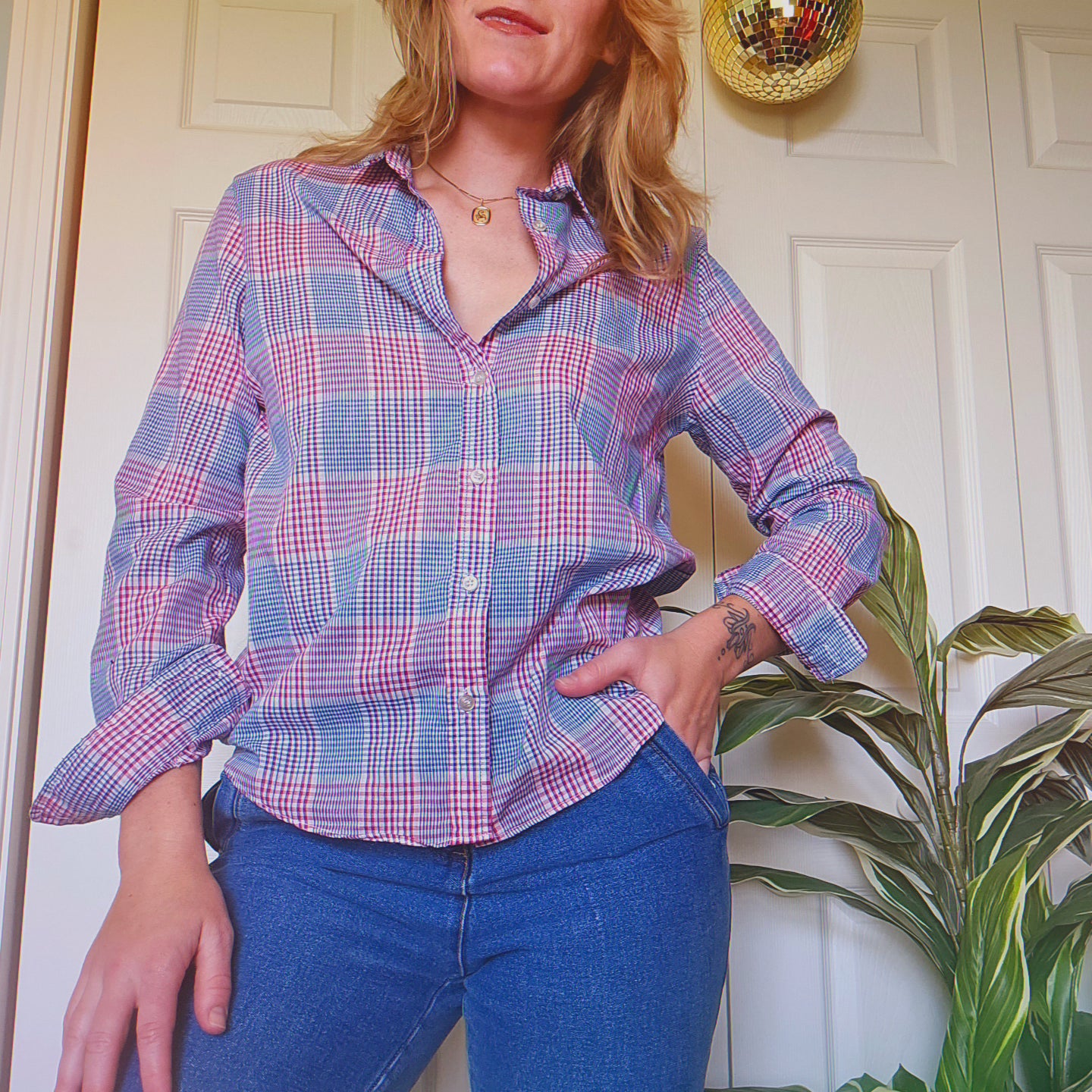 60s/70s Wrangler Button Down (S/M)