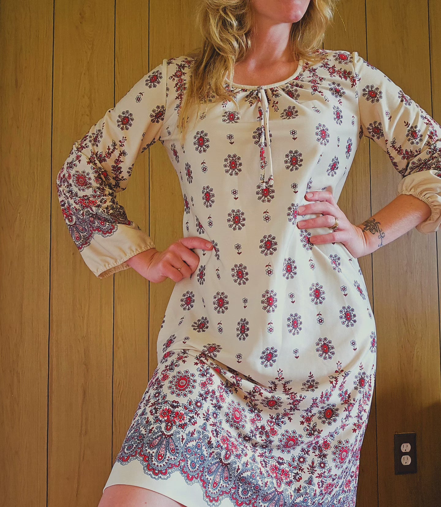 60s/70s Amy Adams dress (M)