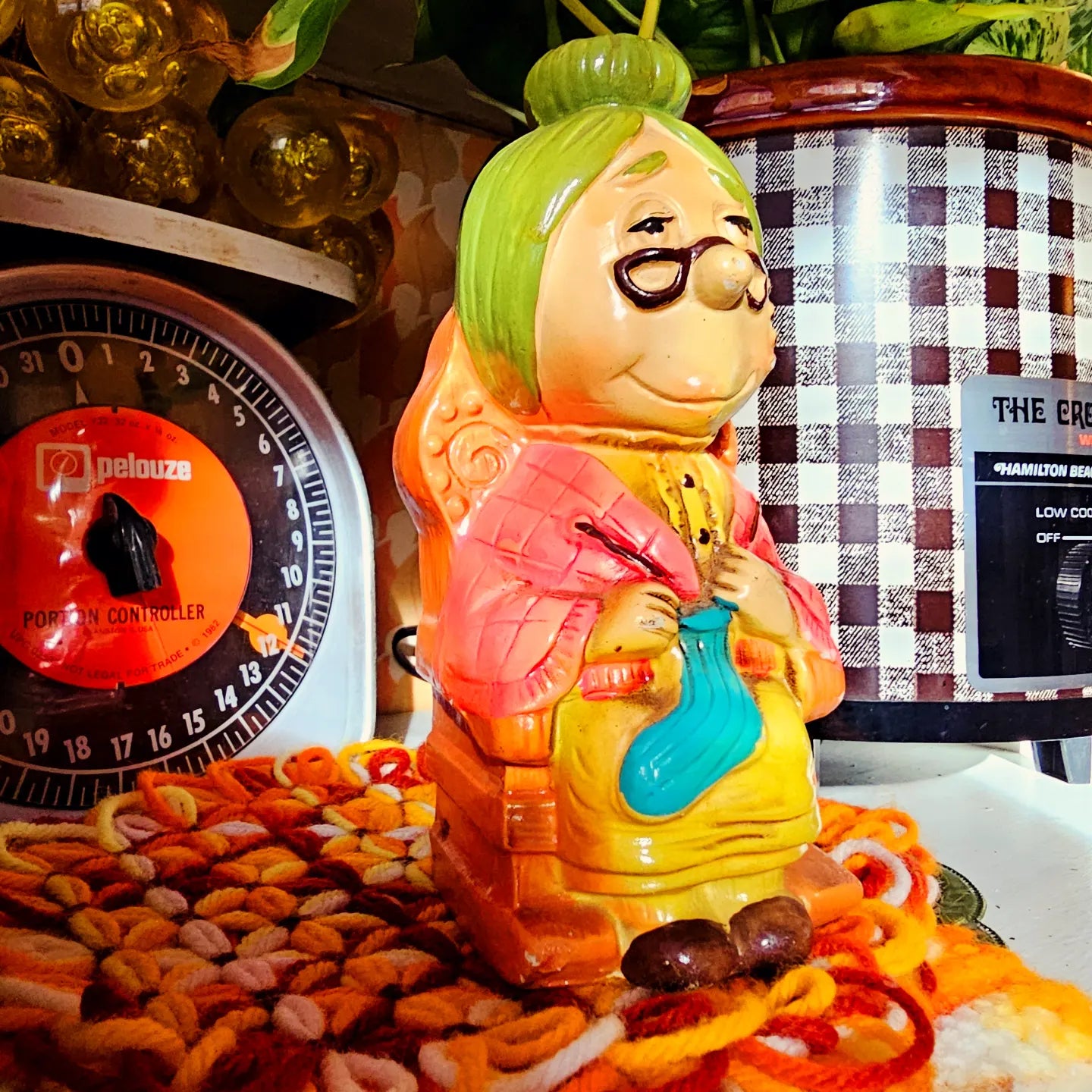 60s Granny Coin Bank