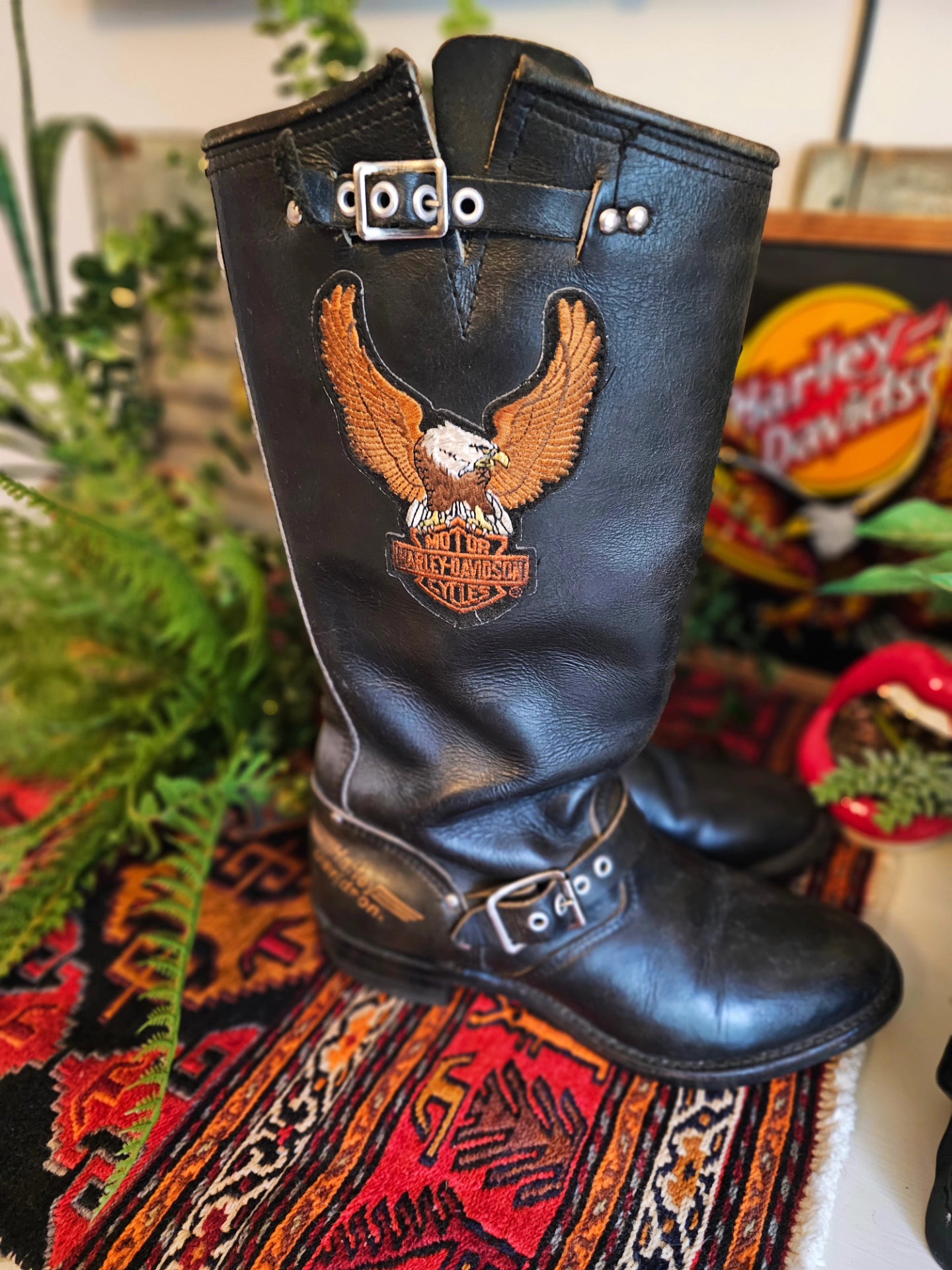 Vintage Harley Boots