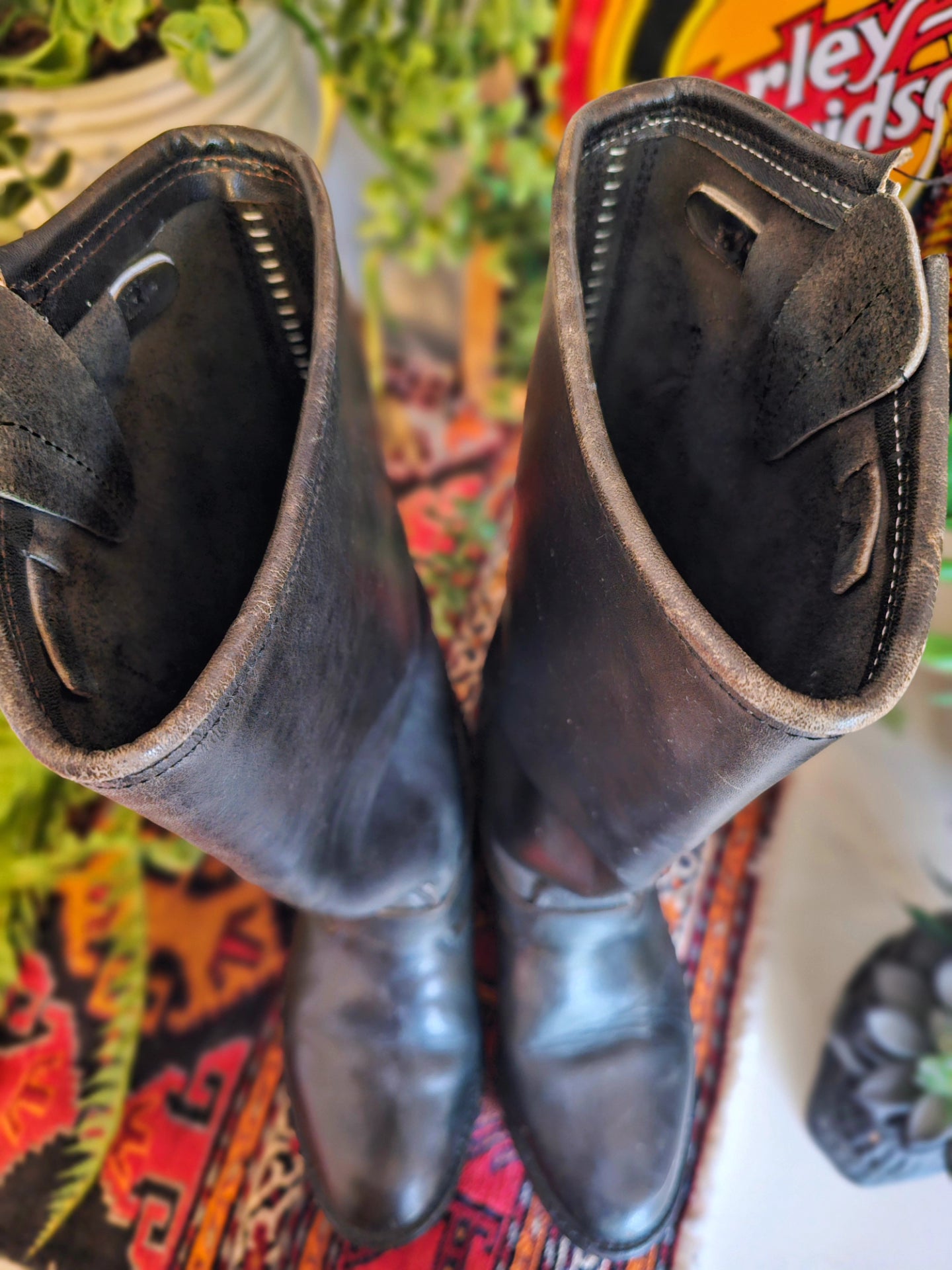 Vintage Harley Boots