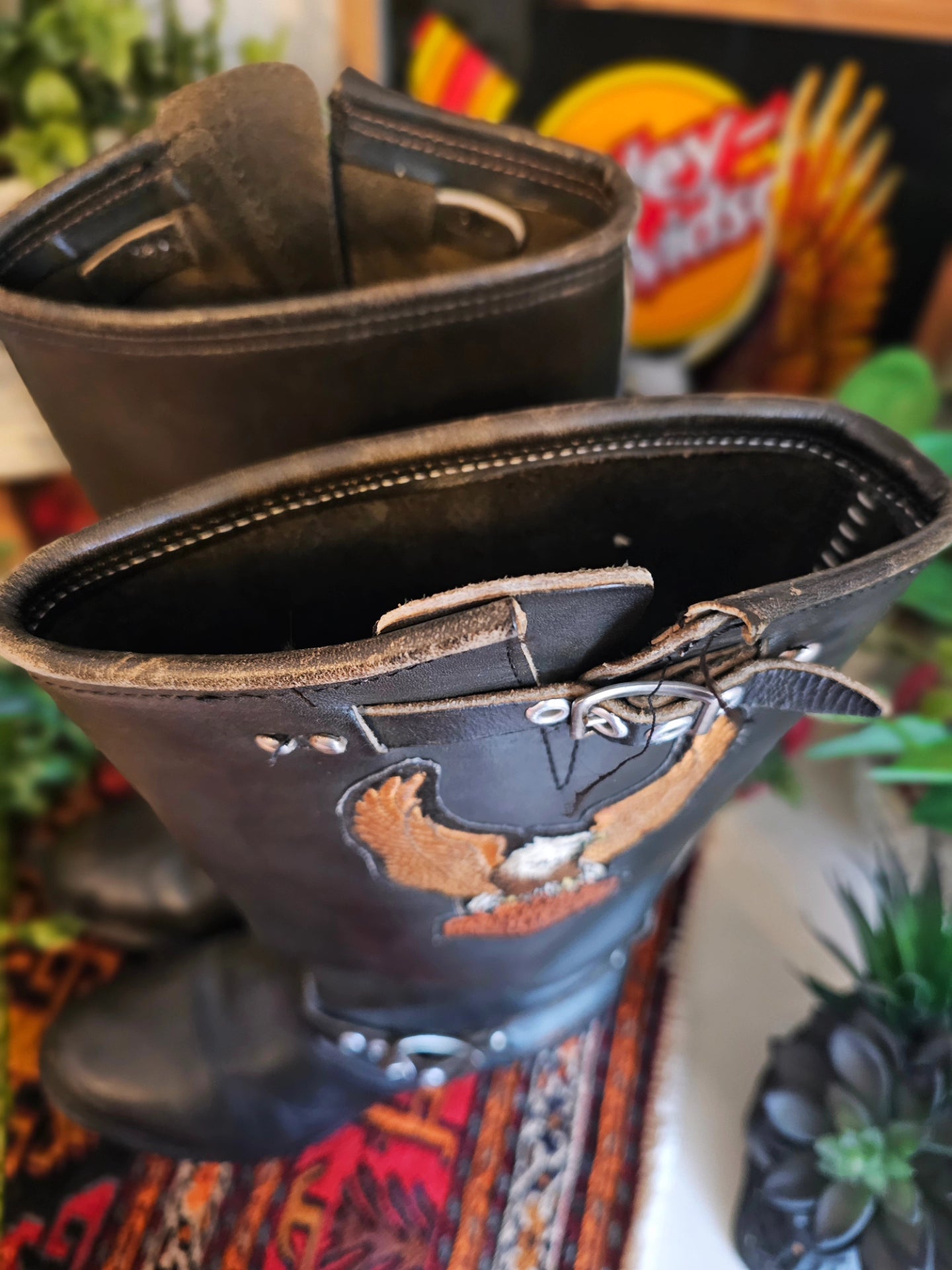 Vintage Harley Boots