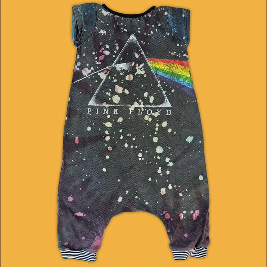 Pink Floyd Romper! Made from Adult Band Tee