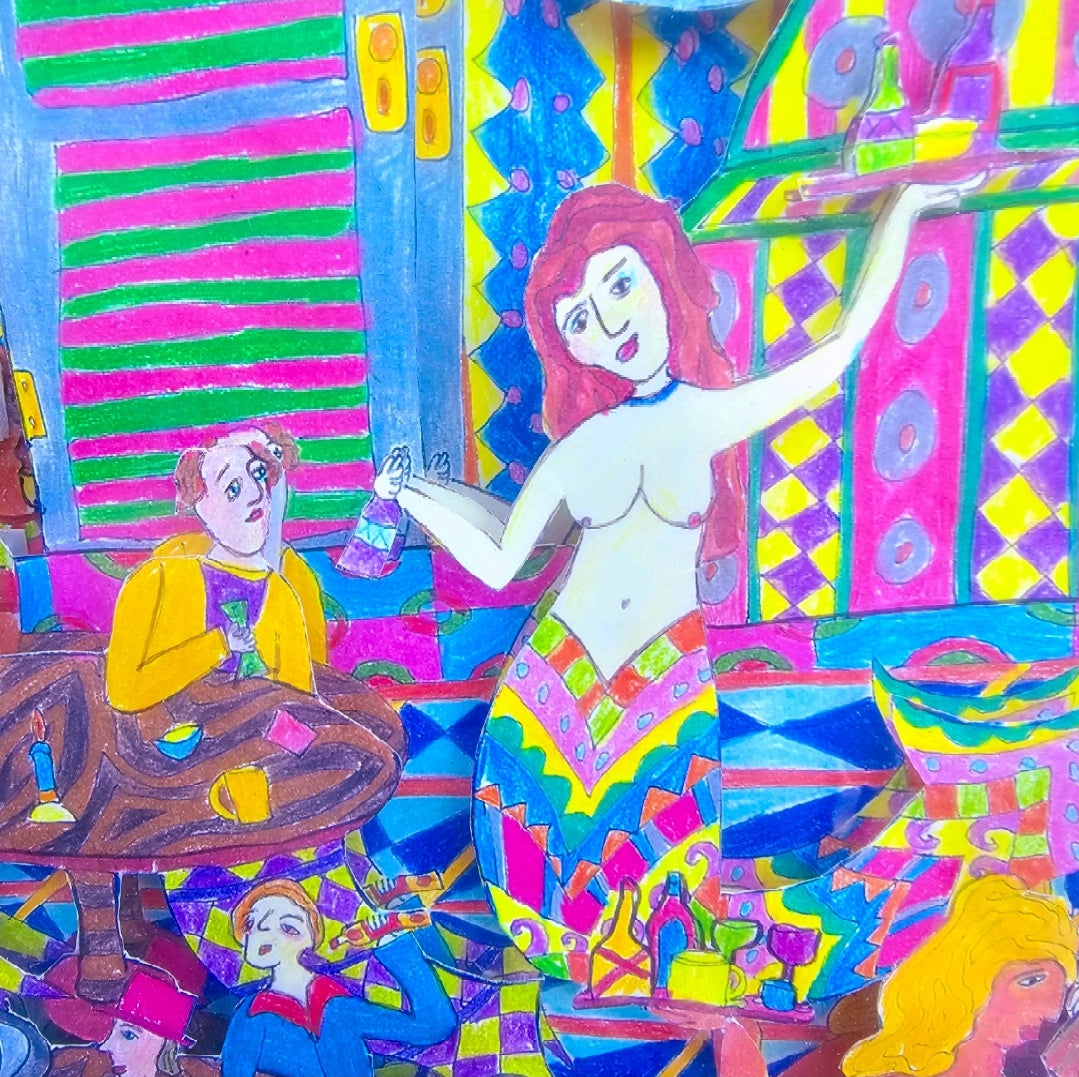 1997 "Mermaid Gone Bad" 3D Art
