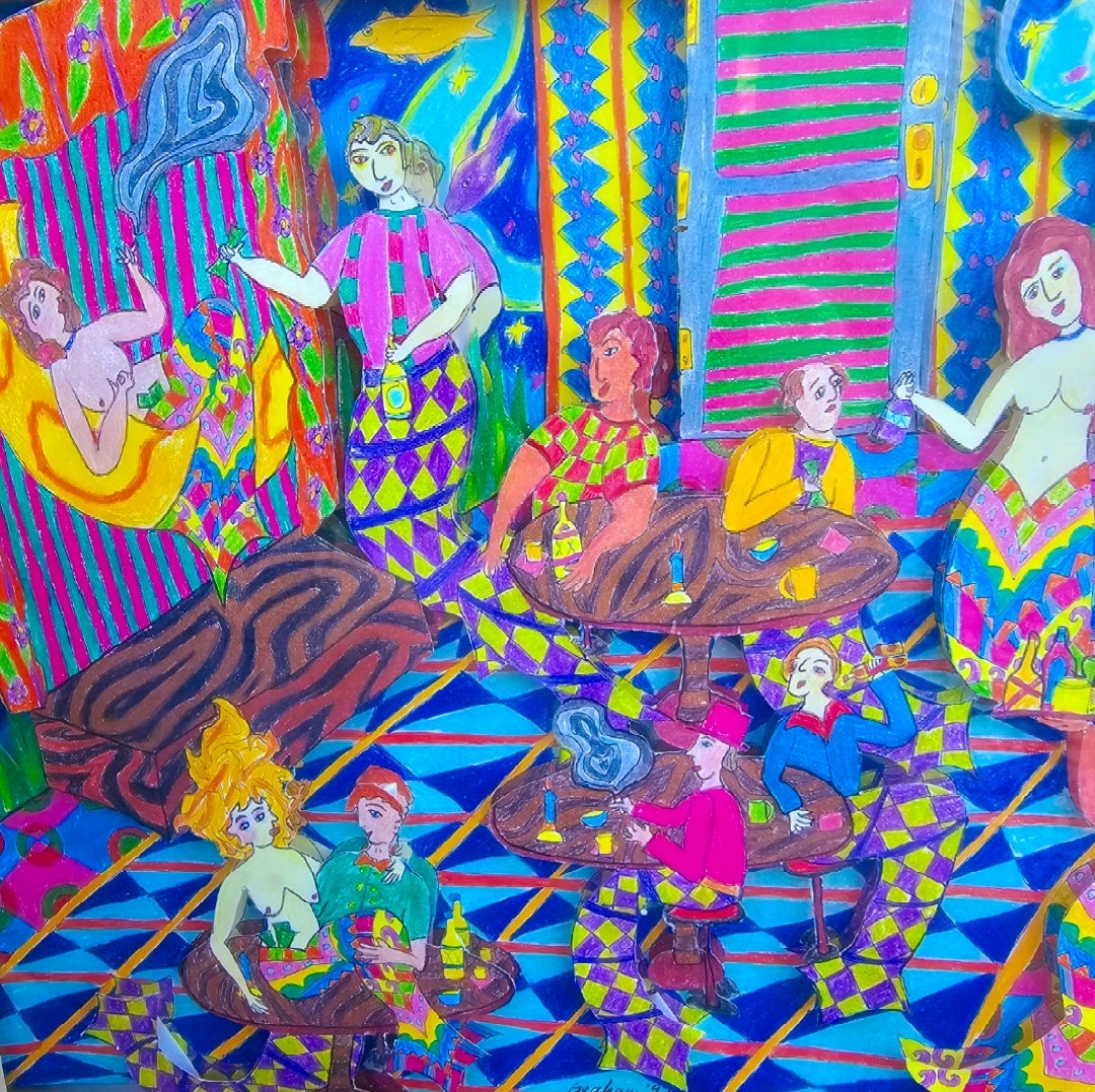 1997 "Mermaid Gone Bad" 3D Art