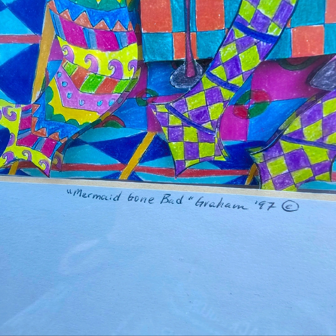 1997 "Mermaid Gone Bad" 3D Art
