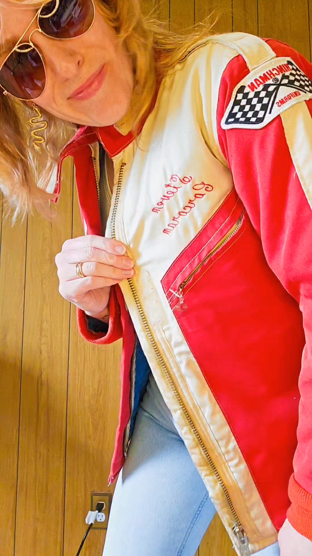 70s/80s Racing Jacket (S/M)