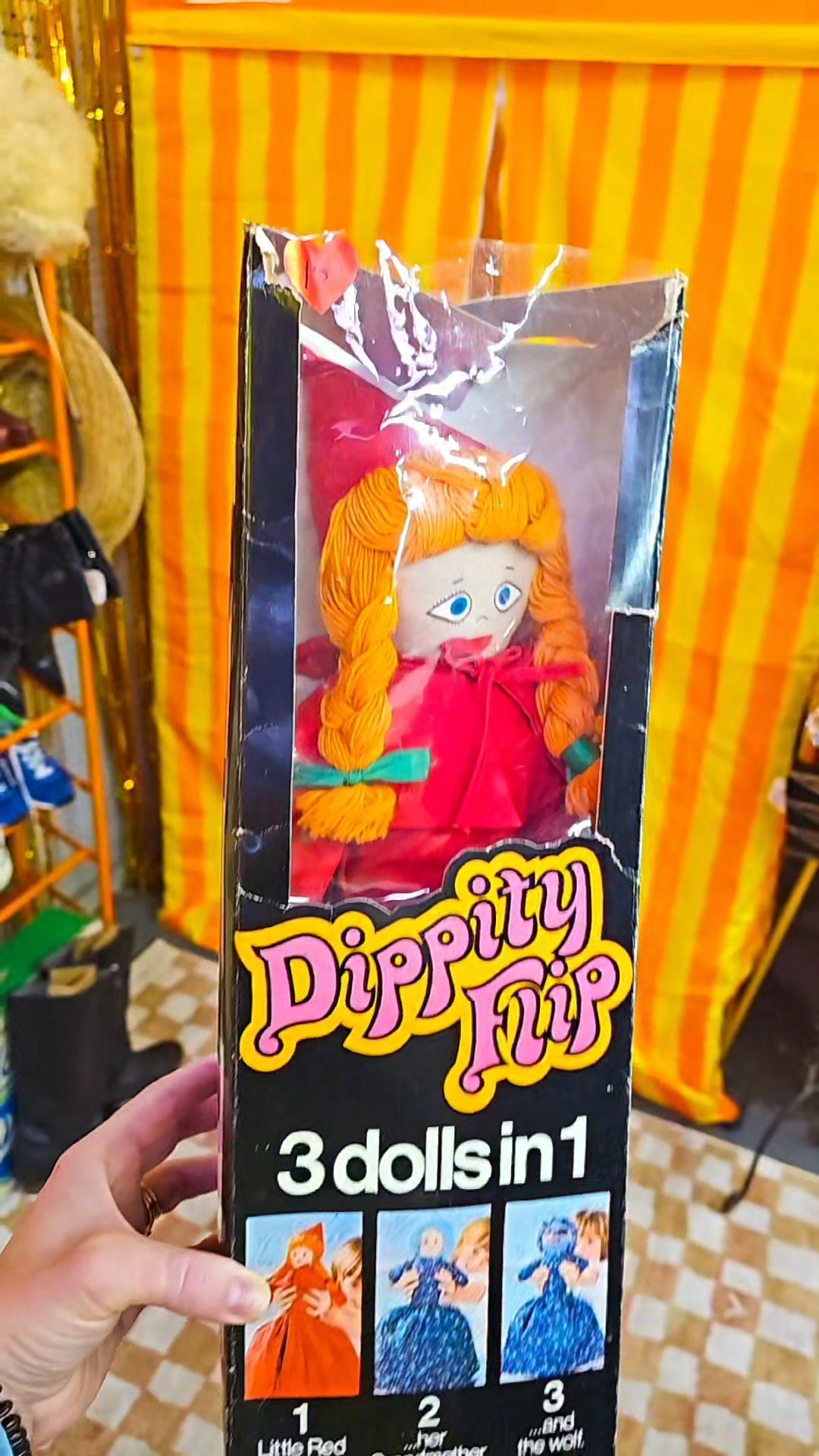 70s Dippity Flip 3-in-1 Doll In Box