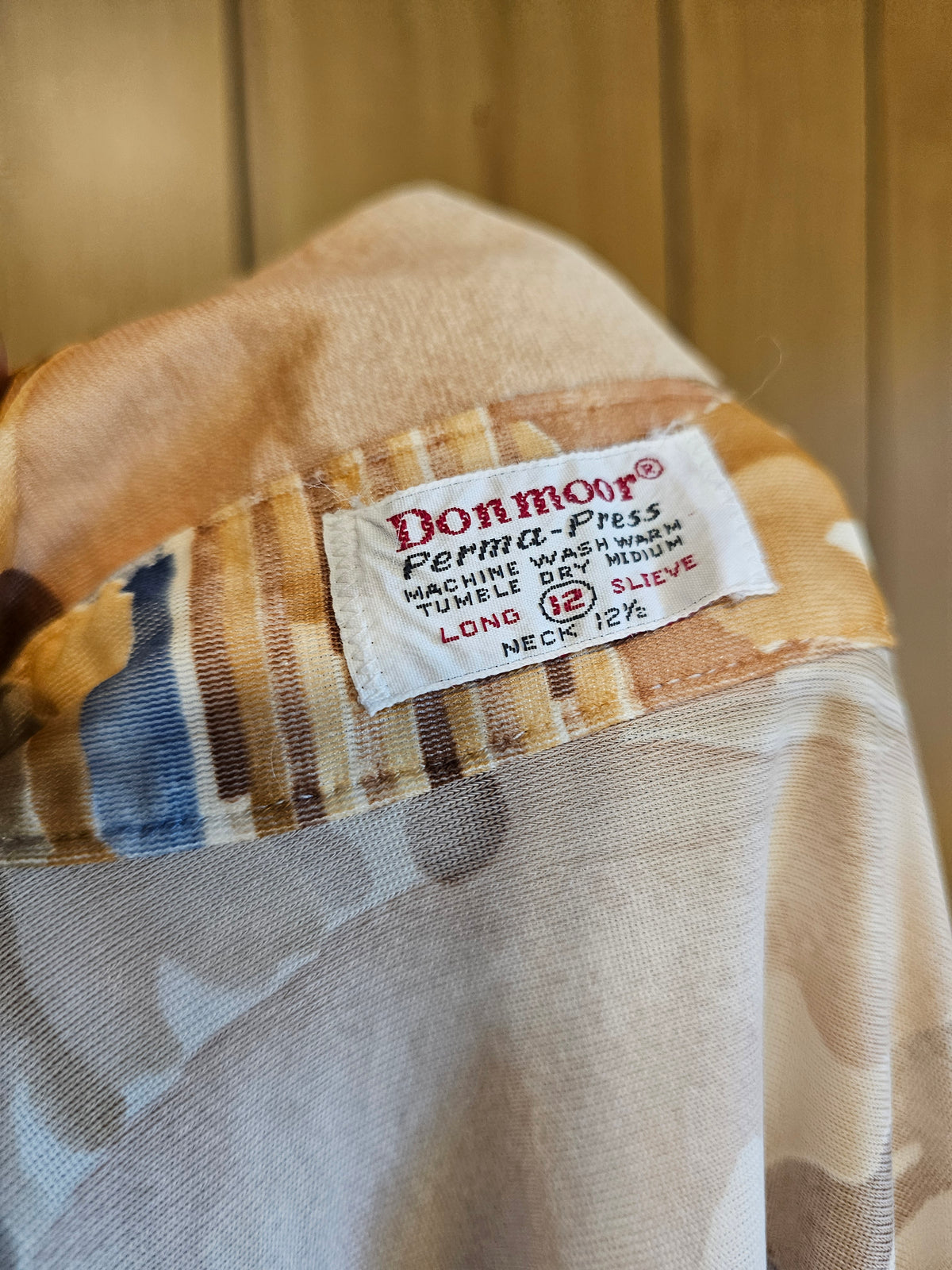 60s/70s Boys Youth Donmoor Button Down (YM/L)