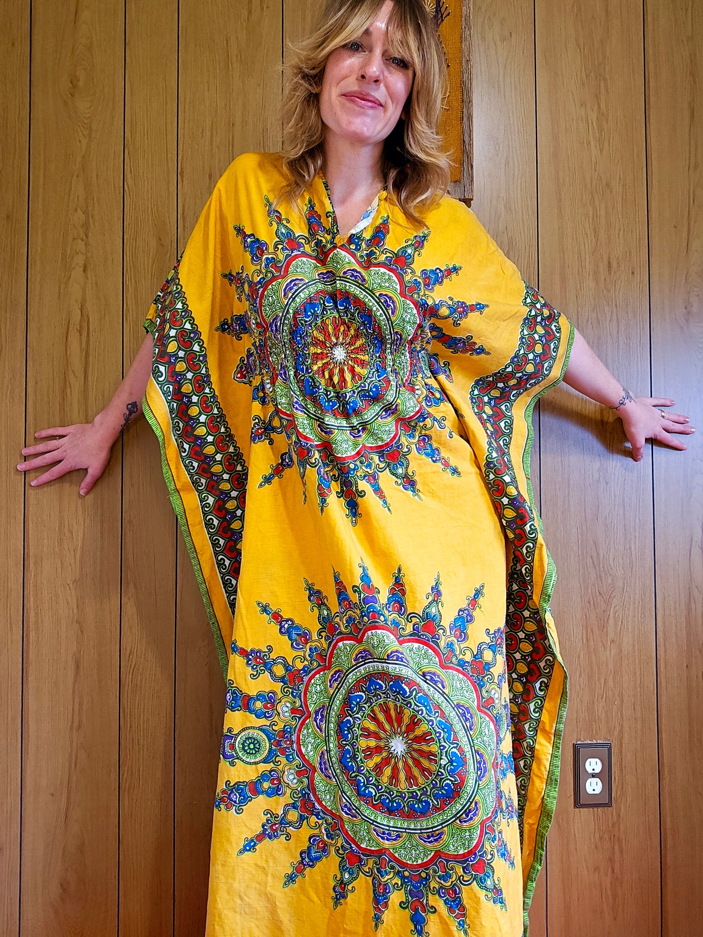 60s/70s Kaftan Dress (S/M)