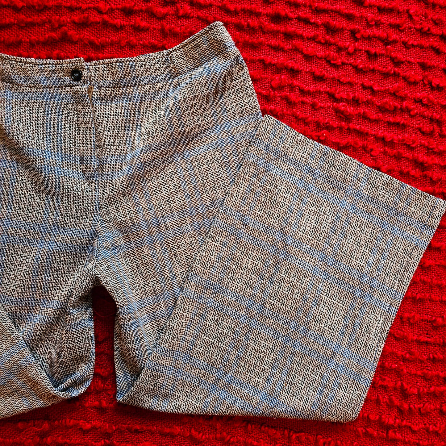 60s/70s Houndstooth Cropped Flares