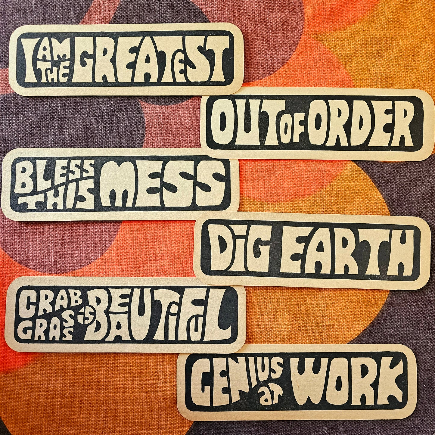 70s Reversible Signs/Coasters