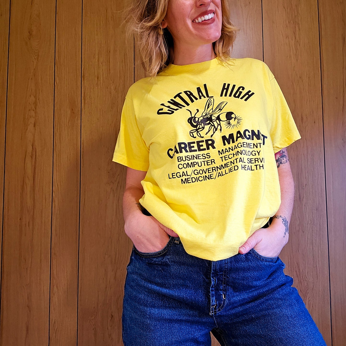 70s Screen Stars Wasp Tee (L)