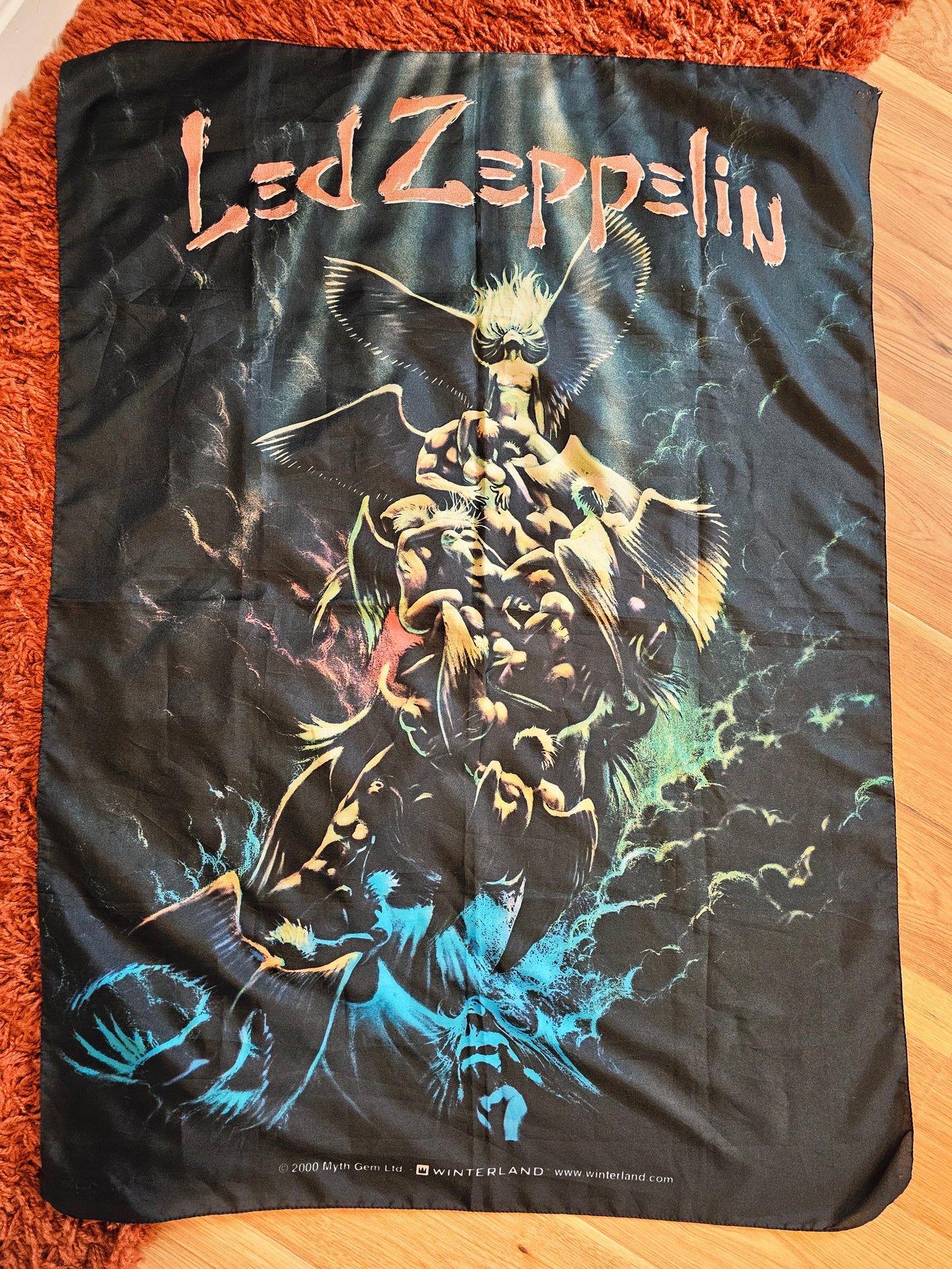 Y2K 2000 Led Zeppelin Tapestry/Fabric Poster