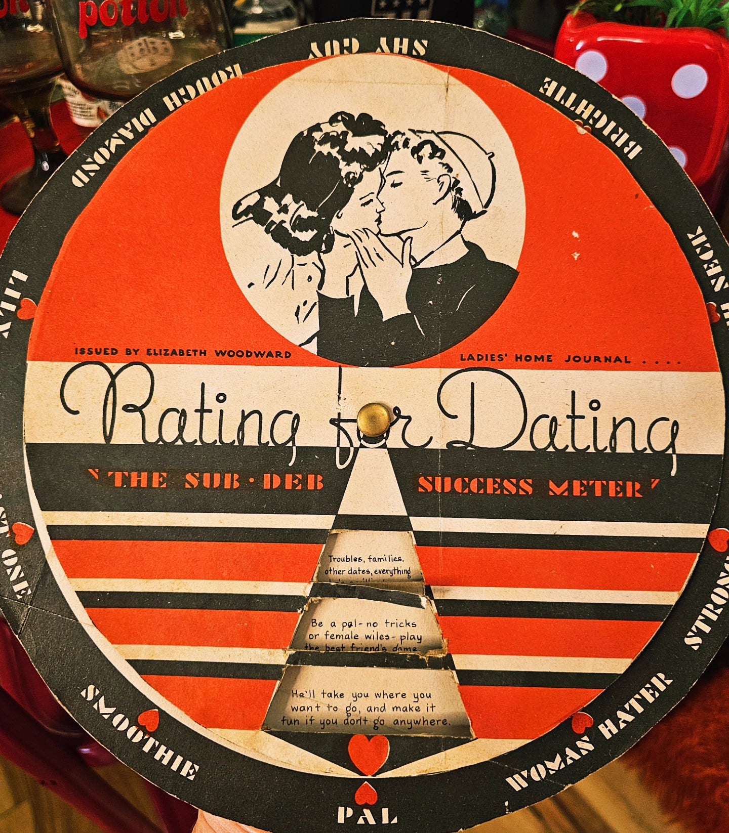 1940s Rating For Dating Meter Wheel