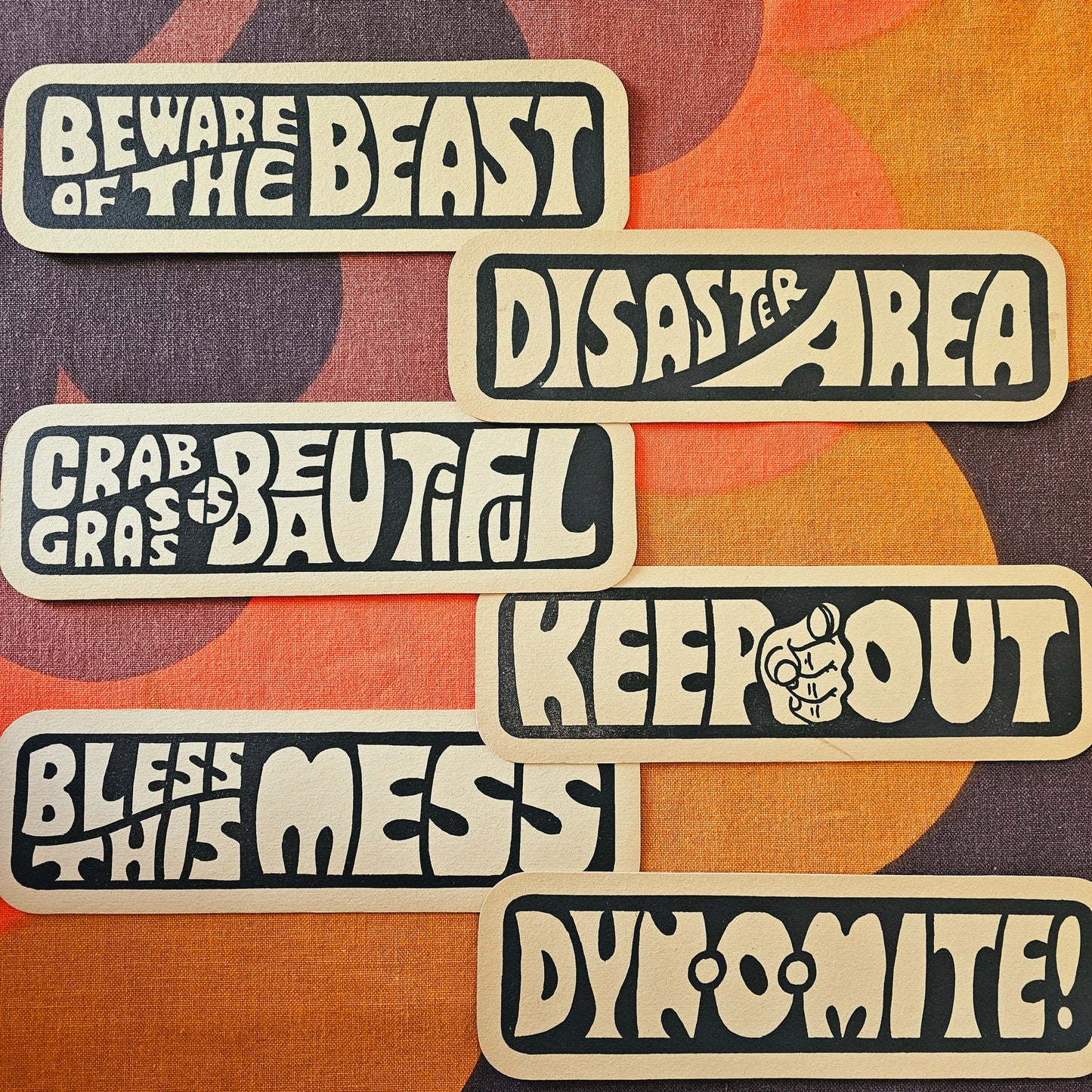 70s Reversible Signs/Coasters
