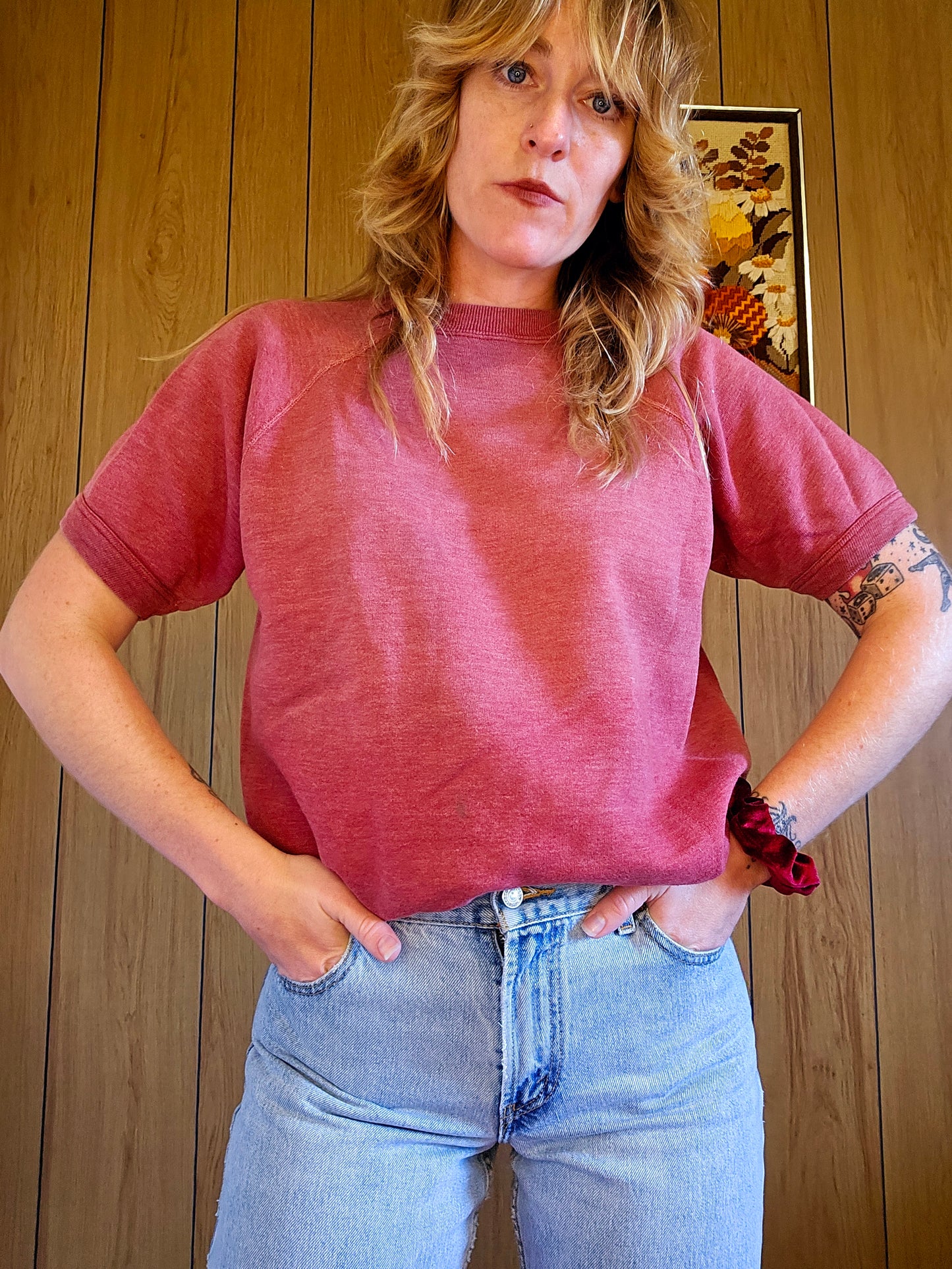 80s Short Sleeve Pullover Sweatshirt (S-L)
